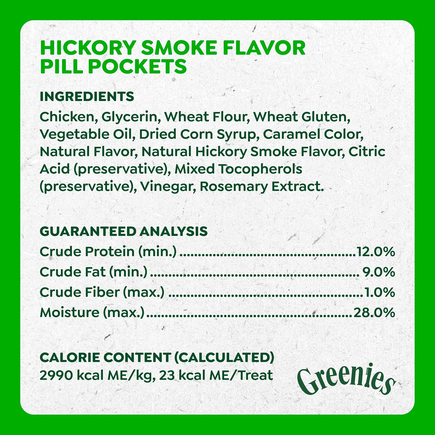 GREENIES PILL POCKETS TAMAÑO GRANDE PARA PERROS, SABOR HICKORY SMOKE, 15.8 OZ - 5