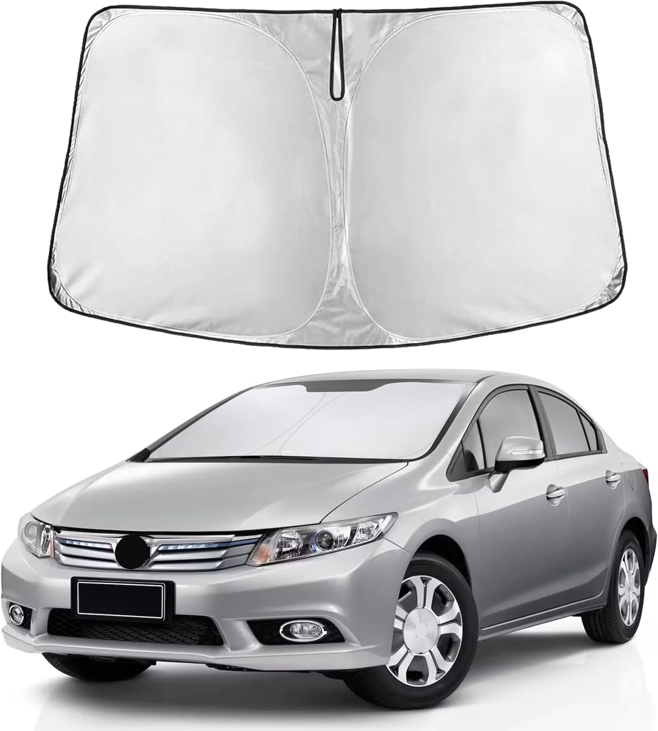 PARASOL PARA PARABRISAS ECONOUR COMPATIBLE CON HONDA CIVIC 2006-2011 - 1