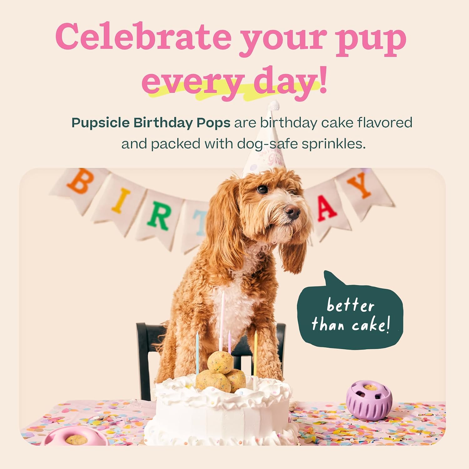 SNACK WOOF PUPSICLE BIRTHDAY REFILL POPS PARA PERROS TALLA PEQUEÑA - 2