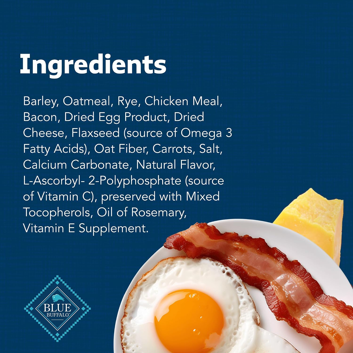 GALLETAS PARA PERROS BLUE BUFFALO HEALTH BARS BACON HUEVO Y QUESO MINI 12 UNIDADES - 5