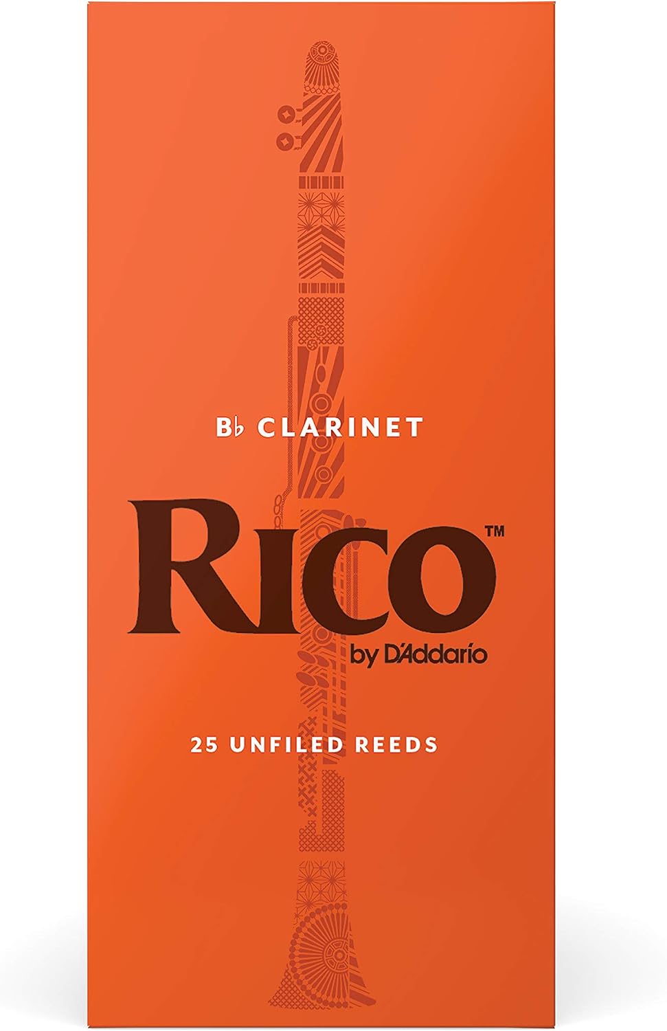 CAÑA PARA CLARINETE BB D'ADDARIO RICO 2.5, PAQUETE DE 25 - 2