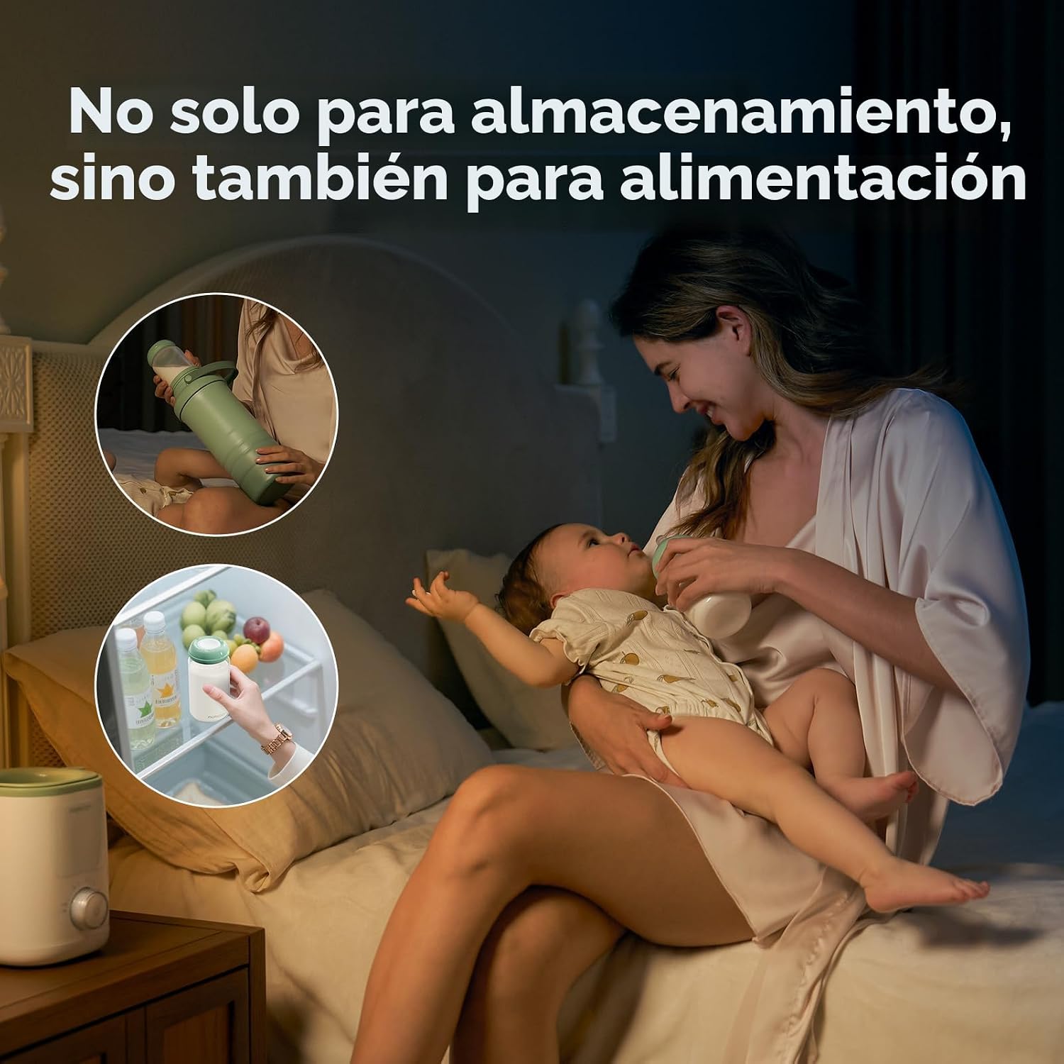 BOTELLAS PARA LECHE MATERNA MOMCOZY CUELLO ANCHO SIN BPA 11 OZ - 3