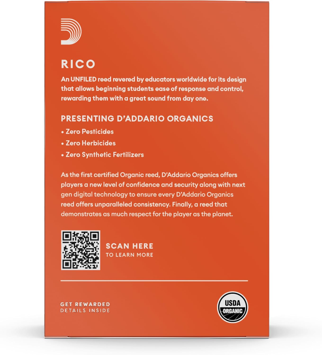 CAÑAS PARA SAXO ALTO RICO ORGANIC STRENGTH 1.5, PACK 10 - 2