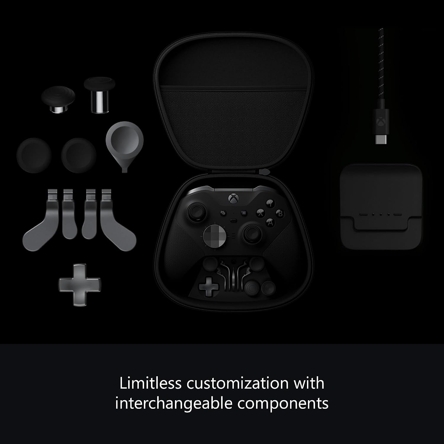 CONTROL XBOX ELITE WIRELESS SERIES 2 NEGRO - 2