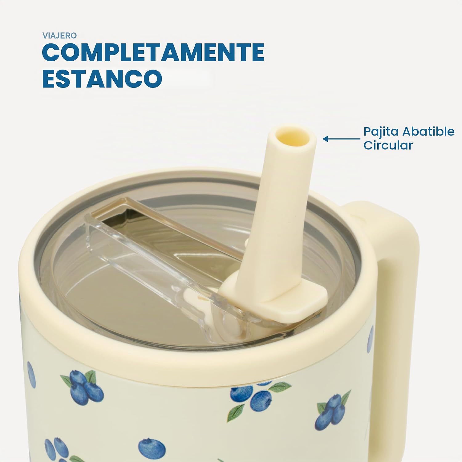 VASO TUMBLER HYDROJUG TRAVELER 32OZ CON AISLAMIENTO, ASA Y POPOTE - 4