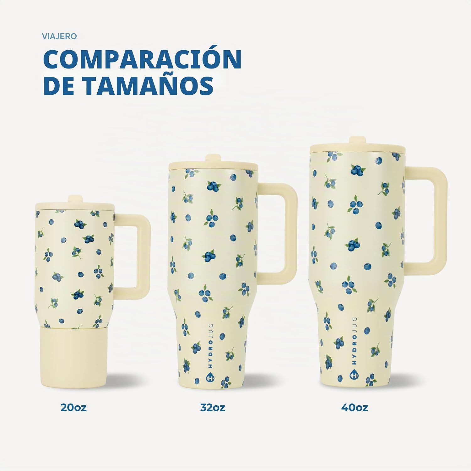 VASO TUMBLER HYDROJUG TRAVELER 32OZ CON AISLAMIENTO, ASA Y POPOTE - 5