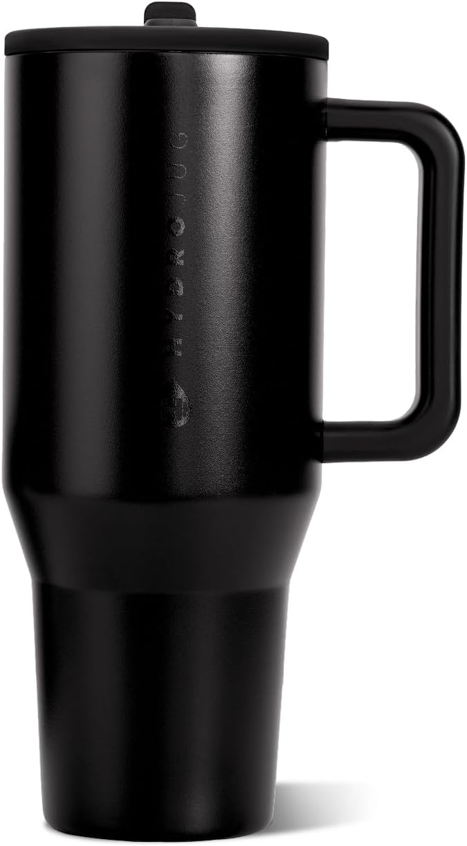 VASO TUMBLER HYDROJUG TRAVELER 32OZ NEGRO CON ASA Y POPOTE - 1