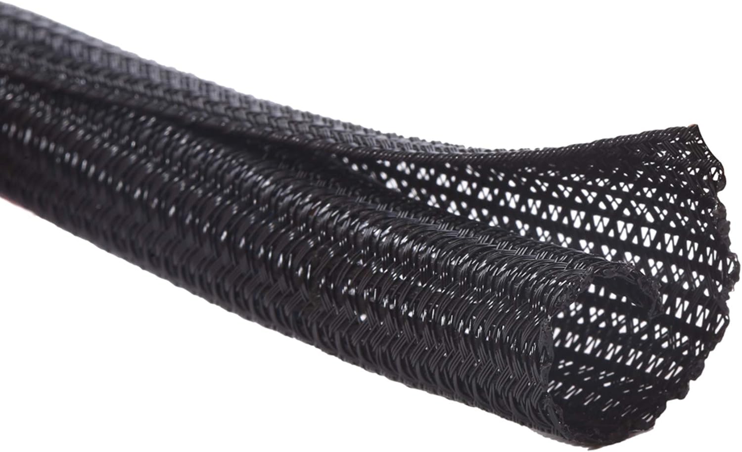 MALLA CUBRE CABLES ALEX TECH 20 PIES 1.5 PULGADAS NEGRO - 1