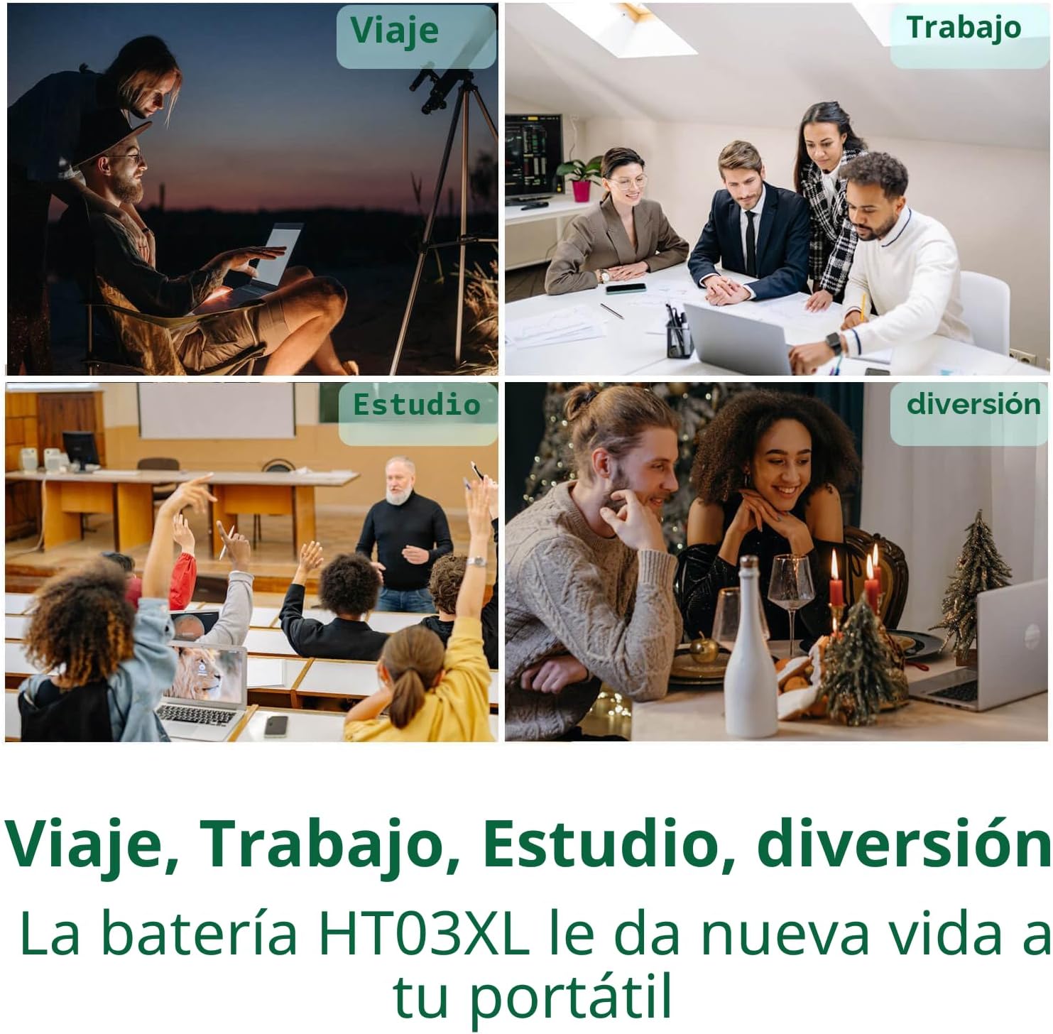 BATERÍA HT03XL PARA HP PAVILION 15-CS 15-DA 15-DB 15-DW - 4