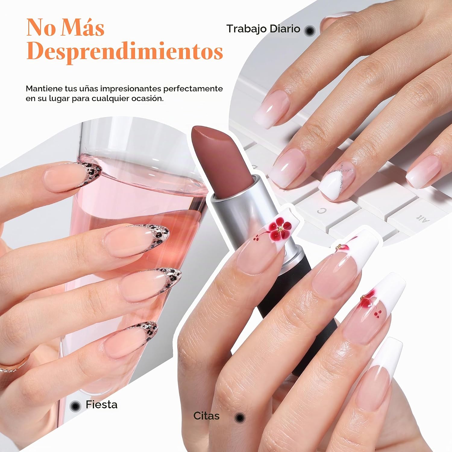 ADHESIVO GEL PARA UÑAS UNA GELLA SÓLIDO 40G - 2