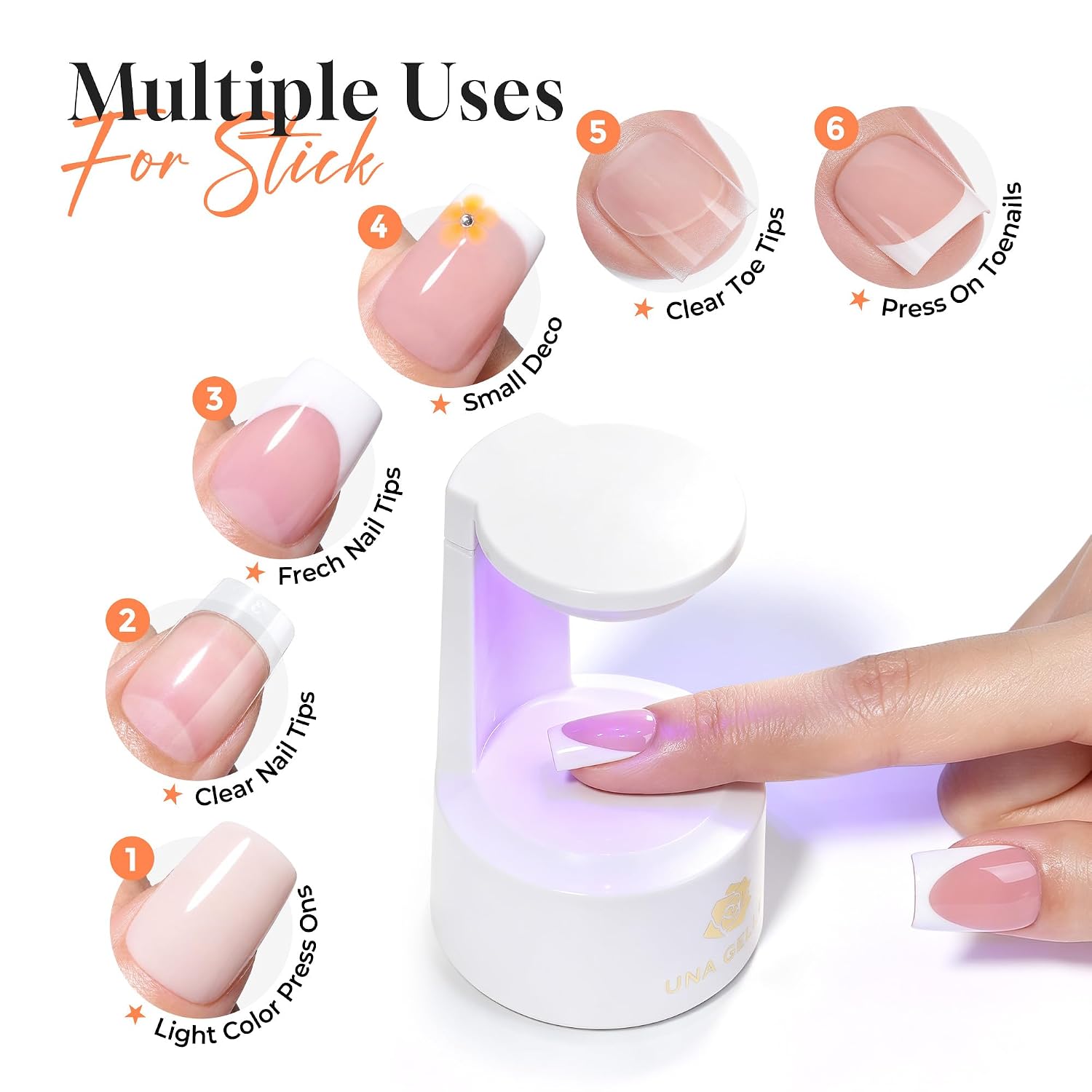 ADHESIVO GEL PARA UÑAS UNA GELLA SÓLIDO 40G - 4