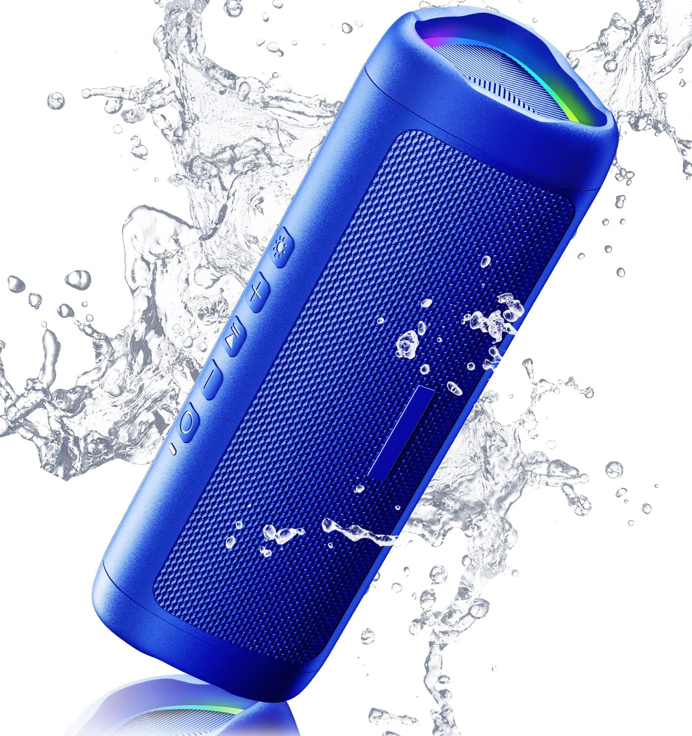 PARLANTE PORTÁTIL BLUETOOTH BOLABUTTY 20W IPX5 WATERPROOF AZUL - 1