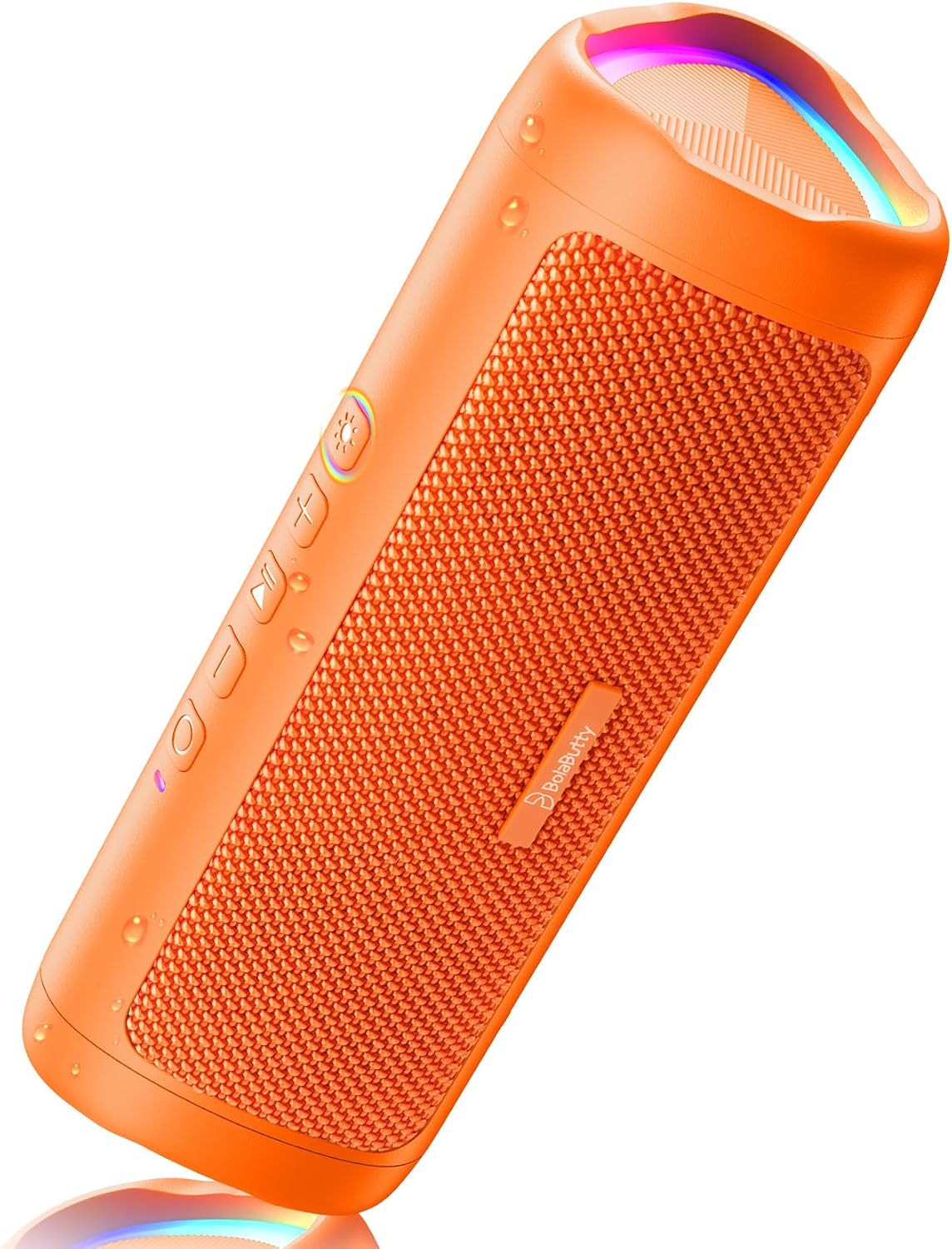 PARLANTE PORTÁTIL BLUETOOTH BOLABUTTY 20W IPX5 WATERPROOF NARANJA - 1