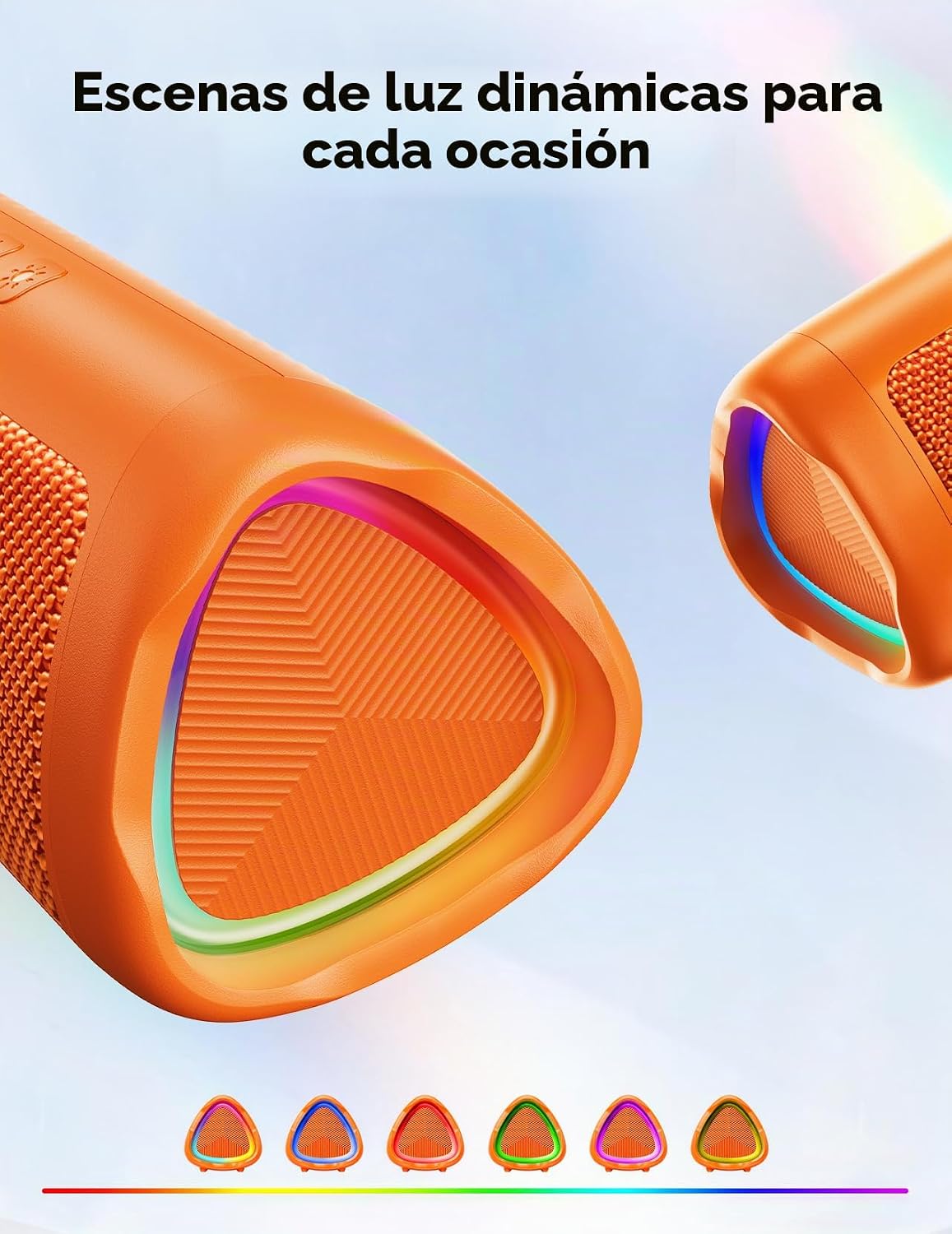 PARLANTE PORTÁTIL BLUETOOTH BOLABUTTY 20W IPX5 WATERPROOF NARANJA - 3