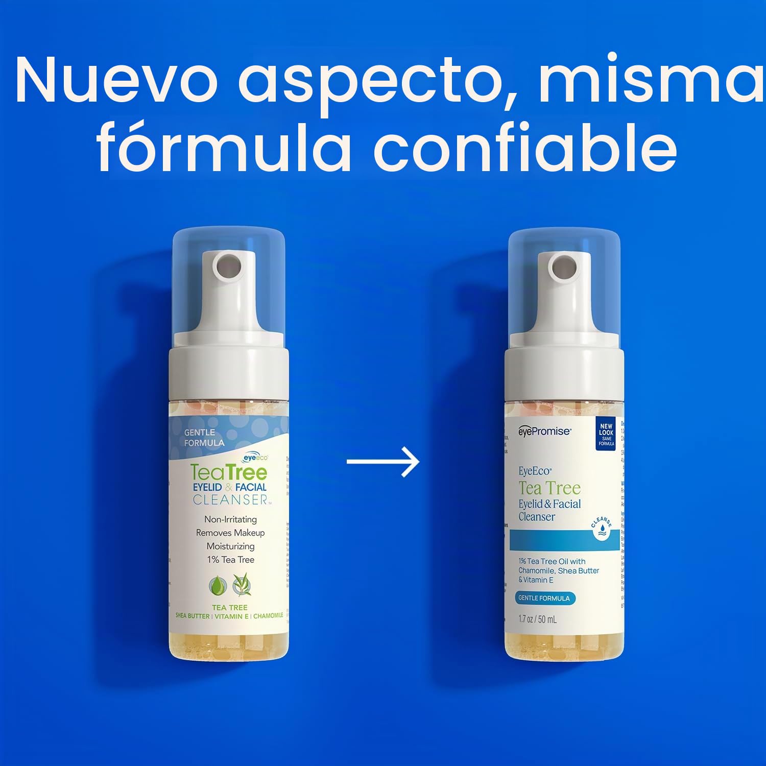 LIMPIADOR FACIAL Y DE PÁRPADOS EYEECO GENTLE TEA TREE 1.6 OZ - 2