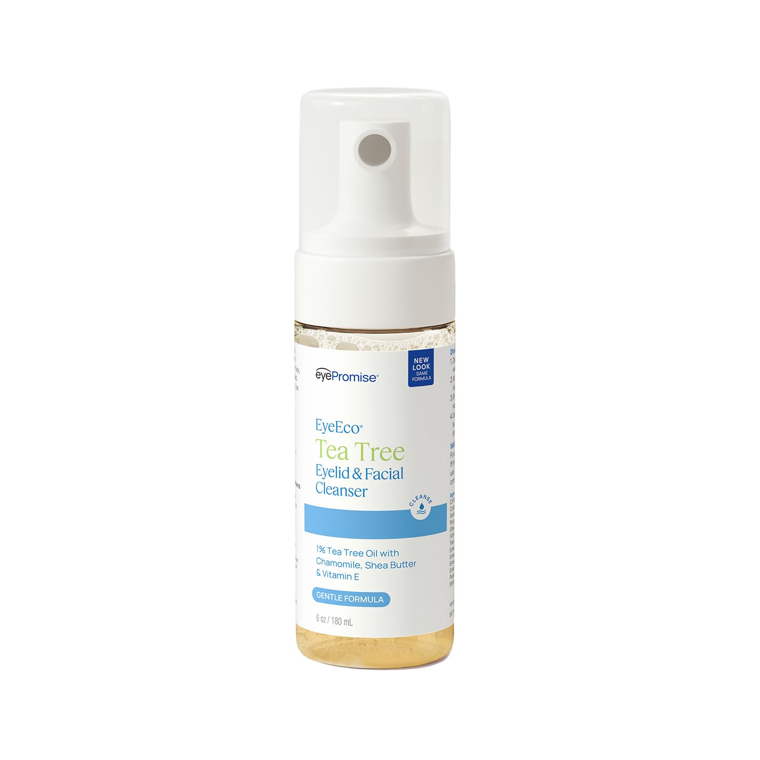 LIMPIADOR FACIAL Y DE PÁRPADOS EYEECO CON ÁRBOL DE TÉ, 6 OZ - 1