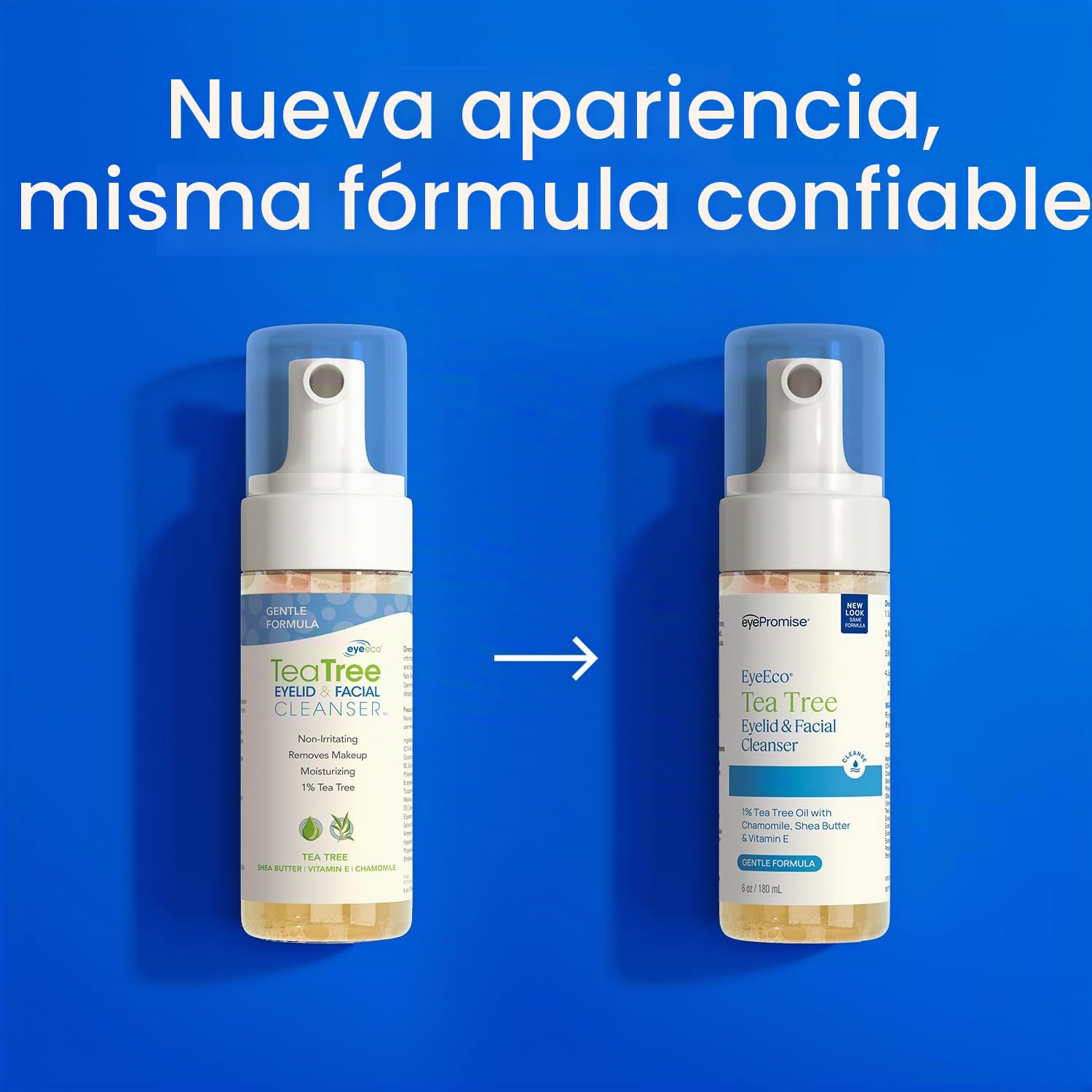 LIMPIADOR FACIAL Y DE PÁRPADOS EYEECO CON ÁRBOL DE TÉ, 6 OZ - 2