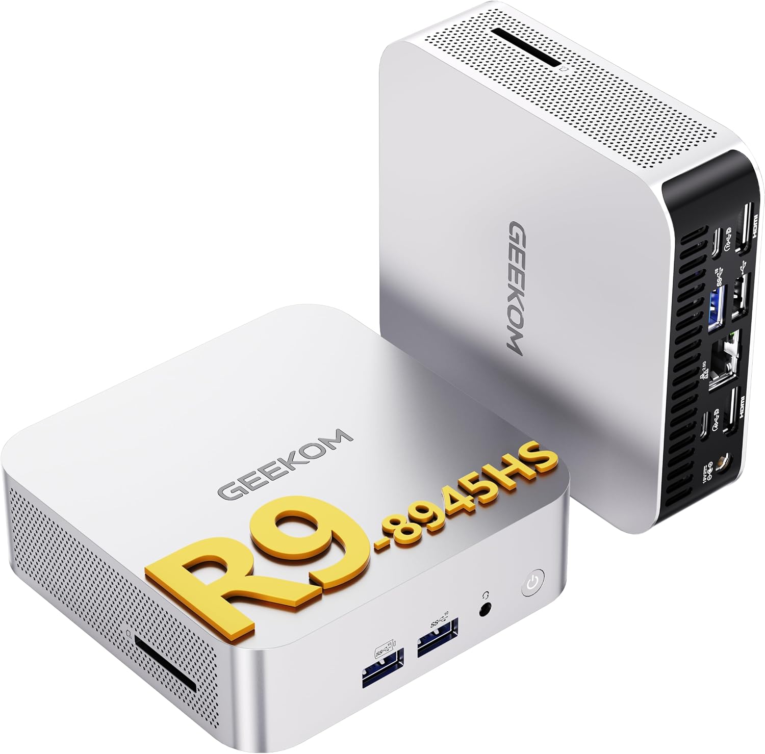 MINI PC GEEKOM A8 AMD RYZEN 9 8945HS 32GB DDR5 2TB SSD - 1