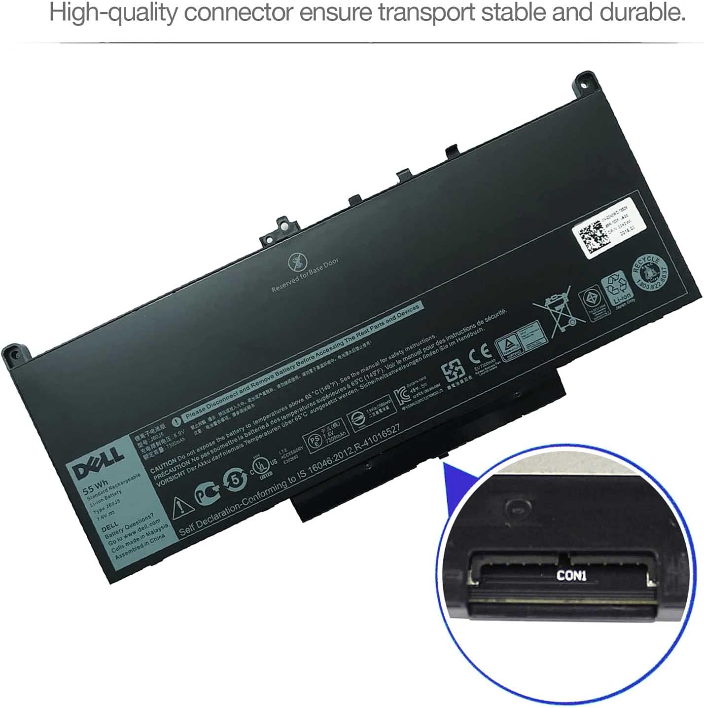 BATERÍA PARA LAPTOP DELL LATITUDE E7270 E7470 MODELO J60J5 7.6V 55WH - 4