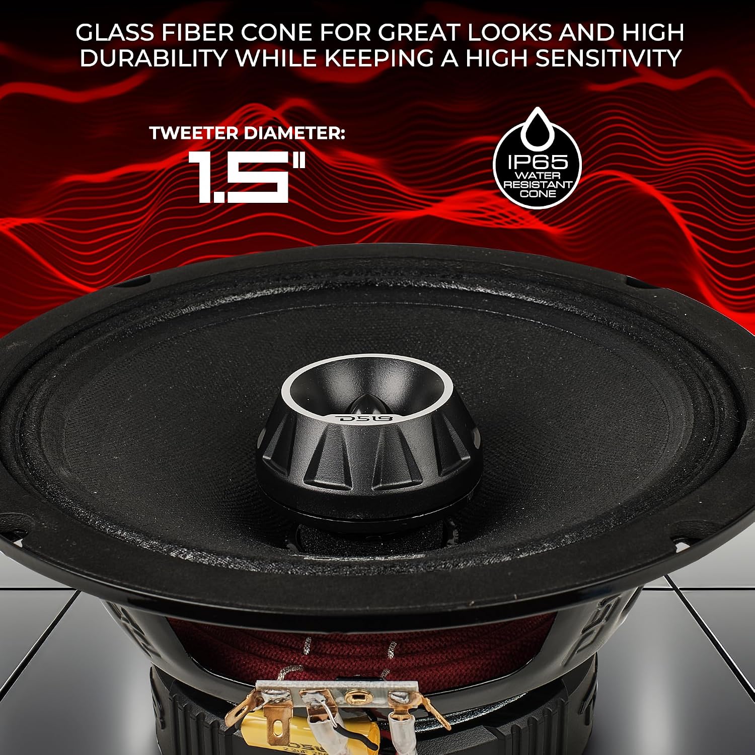 PARLANTE DS18 PRO-ZT8 COAXIAL MIDRANGE 8 PULGADAS 275W RMS NEGRO - 3