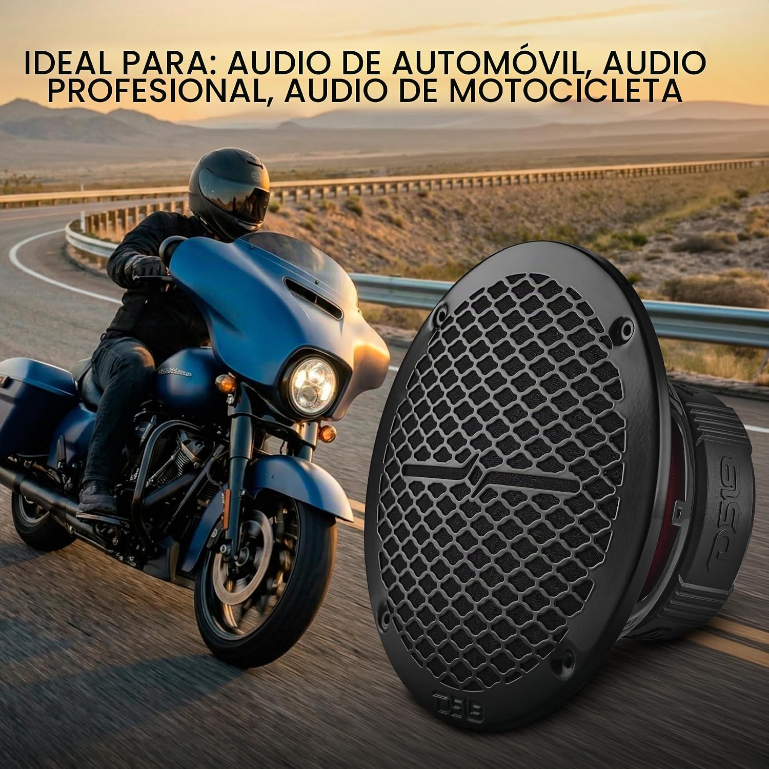 PARLANTE DS18 PRO-ZT8 COAXIAL MIDRANGE 8 PULGADAS 275W RMS NEGRO - 4