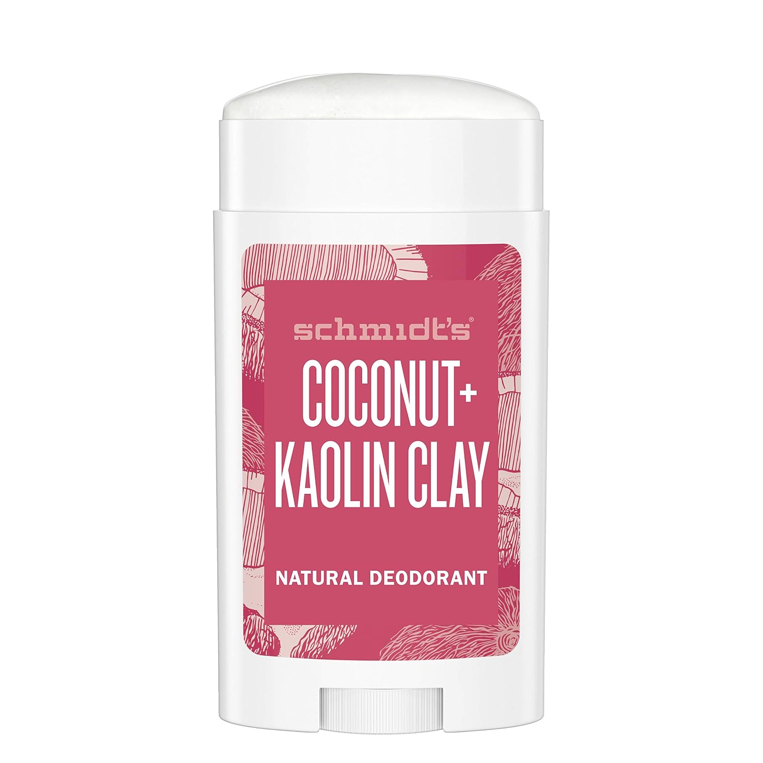 DESODORANTE SCHMIDT'S COCONUT Y KAOLIN CLAY SIN ALUMINIO PARA MUJER Y HOMBRE 3.25 OZ - 3