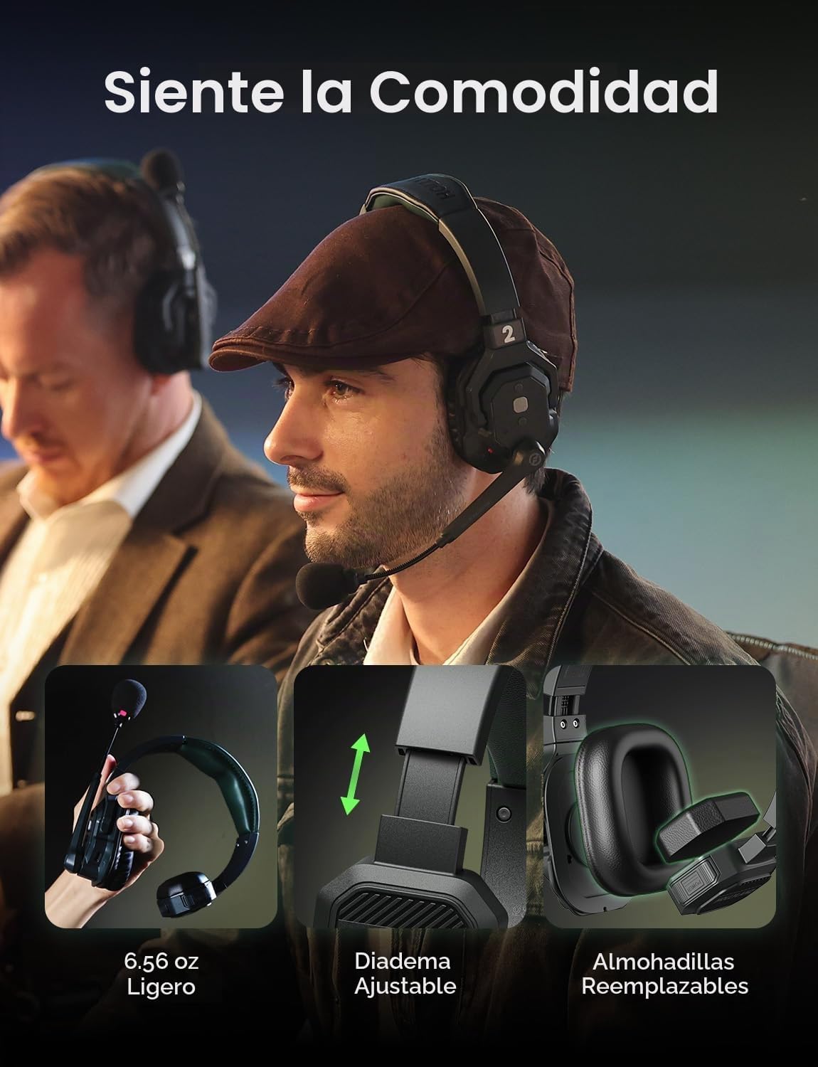 MICRÓFONO INALÁMBRICO HOLLYLAND SOLIDCOM SE PRO SISTEMA INTERCOMUNICADOR 9 USUARIOS 1.9GHZ - 5