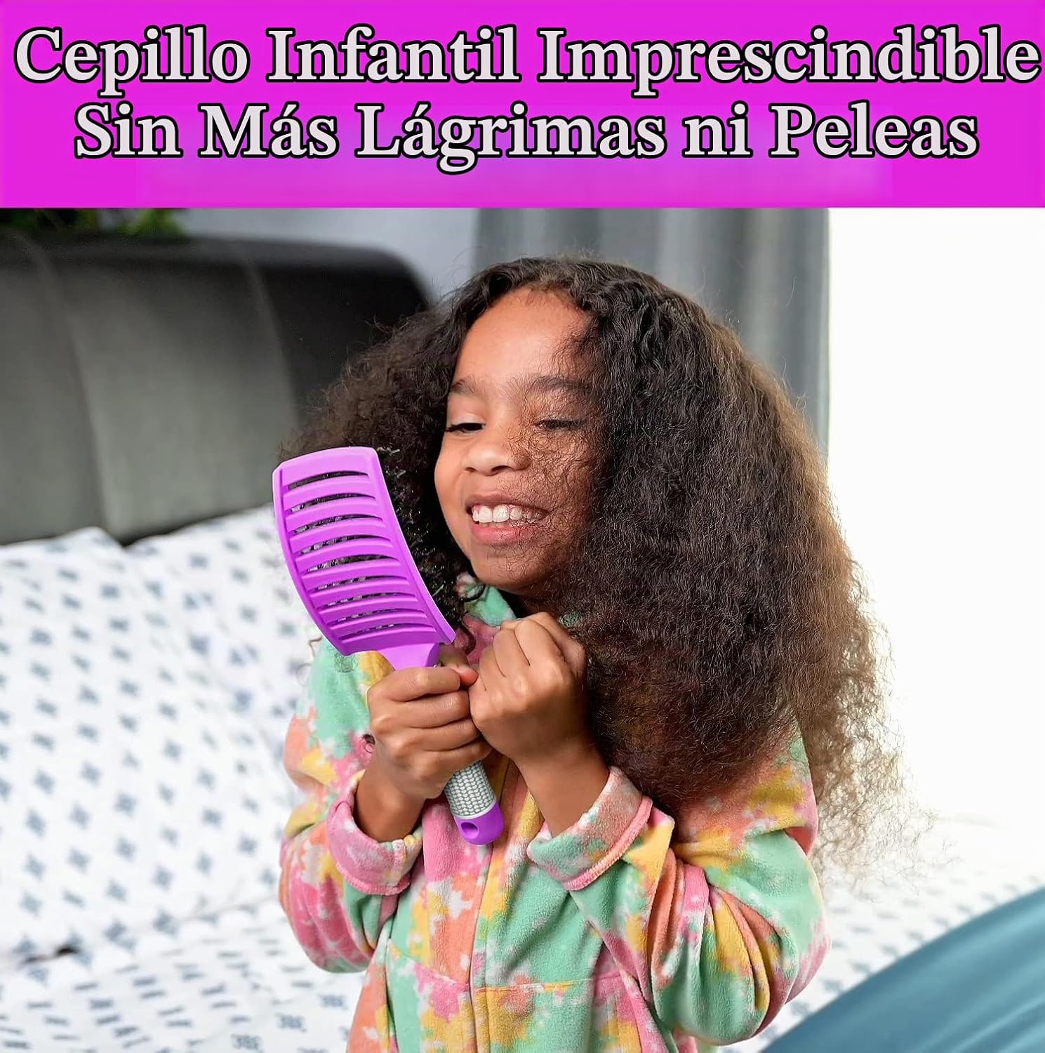CEPILLO DESATANADOR DE PELO KTKUDY PARA MUJER Y NIÑOS, CABELLO HÚMEDO Y SECO - 5