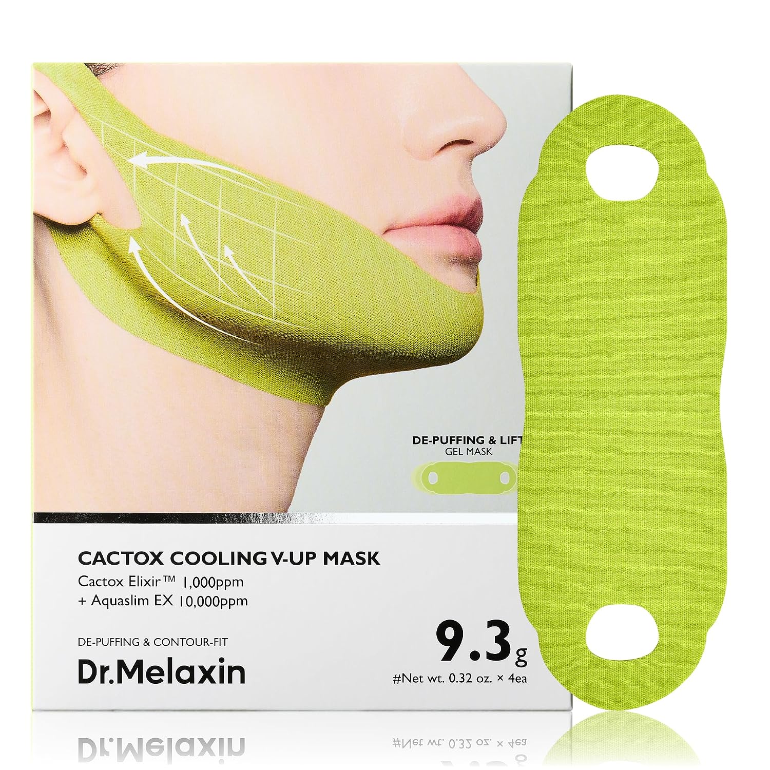 BANDA LIFTING V-LINE DR.MELAXIN CACTOX CON CACTUS, CAFEÍNA Y COLÁGENO - 1