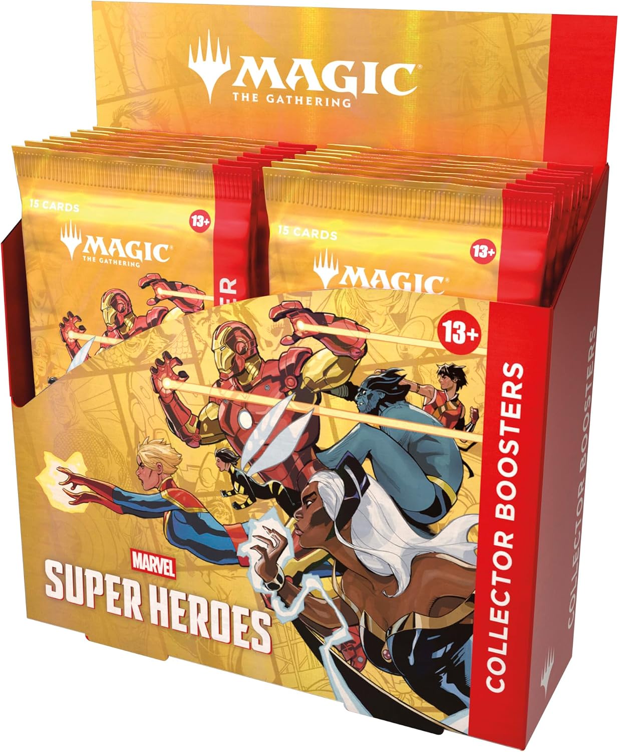 MAGIC: THE GATHERING MARVEL SUPER HEROES COLLECTOR BOOSTER BOX 12 PACKS - 1