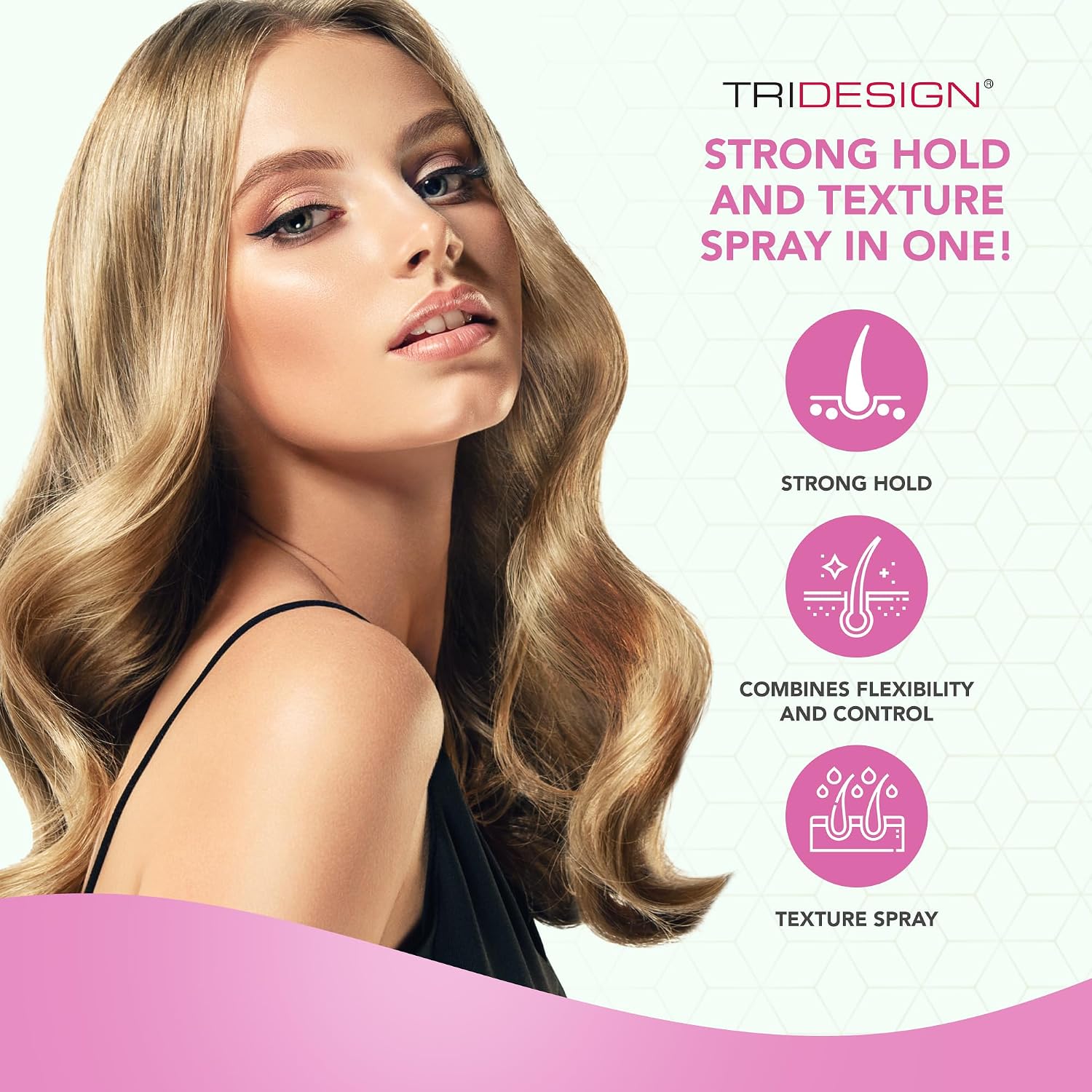 SPRAY FIJADOR TRI DESIGN AEROGEL STRONG HOLD VOLUMIZING 10.5 OZ - 3
