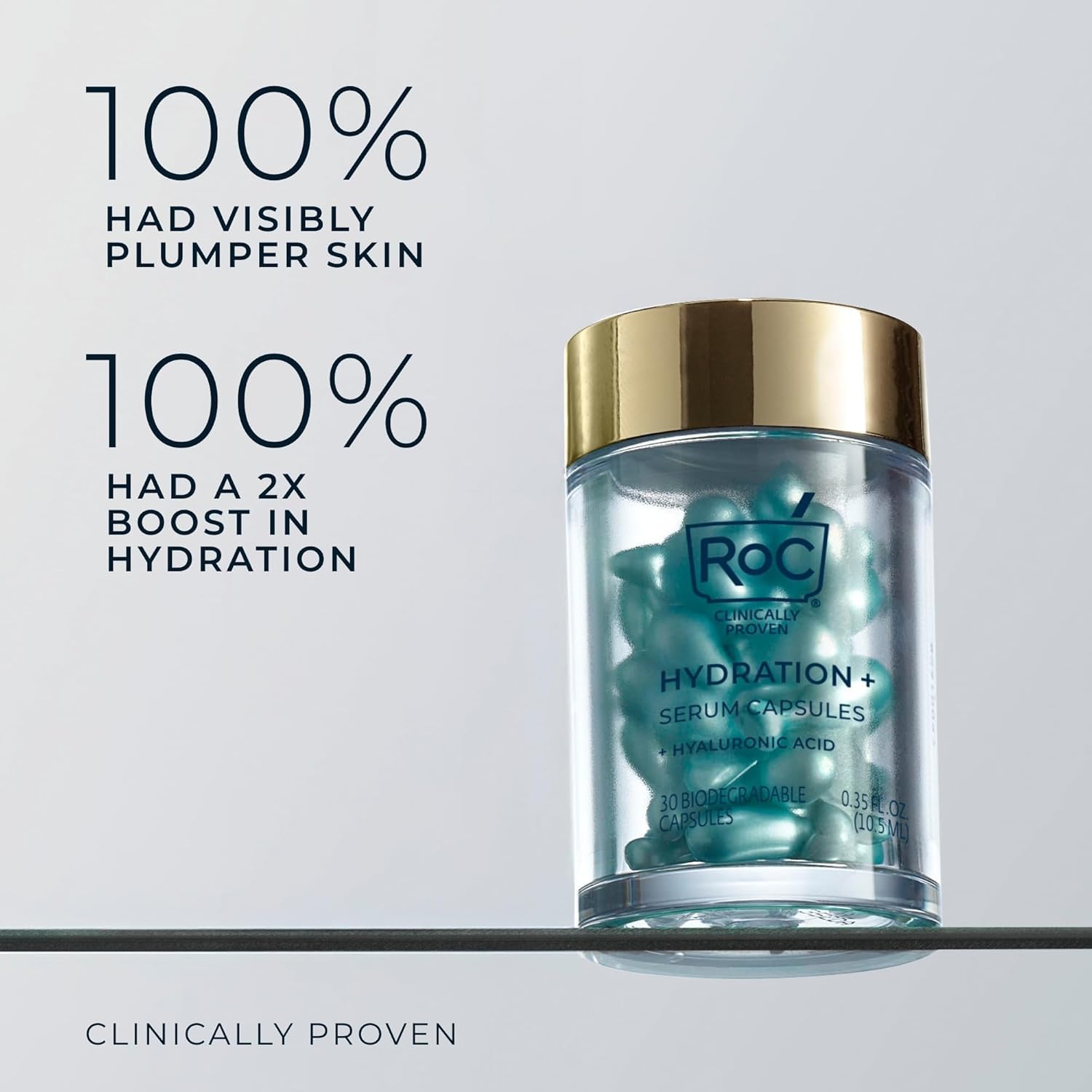CÁPSULAS DE SÉRUM NOCTURNO ROC ÁCIDO HIALURÓNICO 30 UNIDADES + CÁPSULAS RETINOL 7 UNIDADES - 5