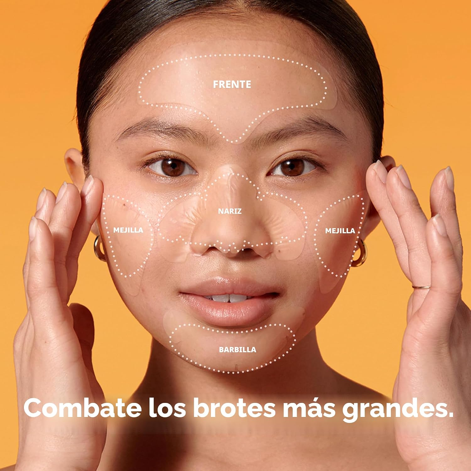 MASCARILLA FACIAL MIGHTY PATCH HERO COSMETICS XL HIDROCLOIDE PARA ACNÉ, 5 UNIDADES - 2