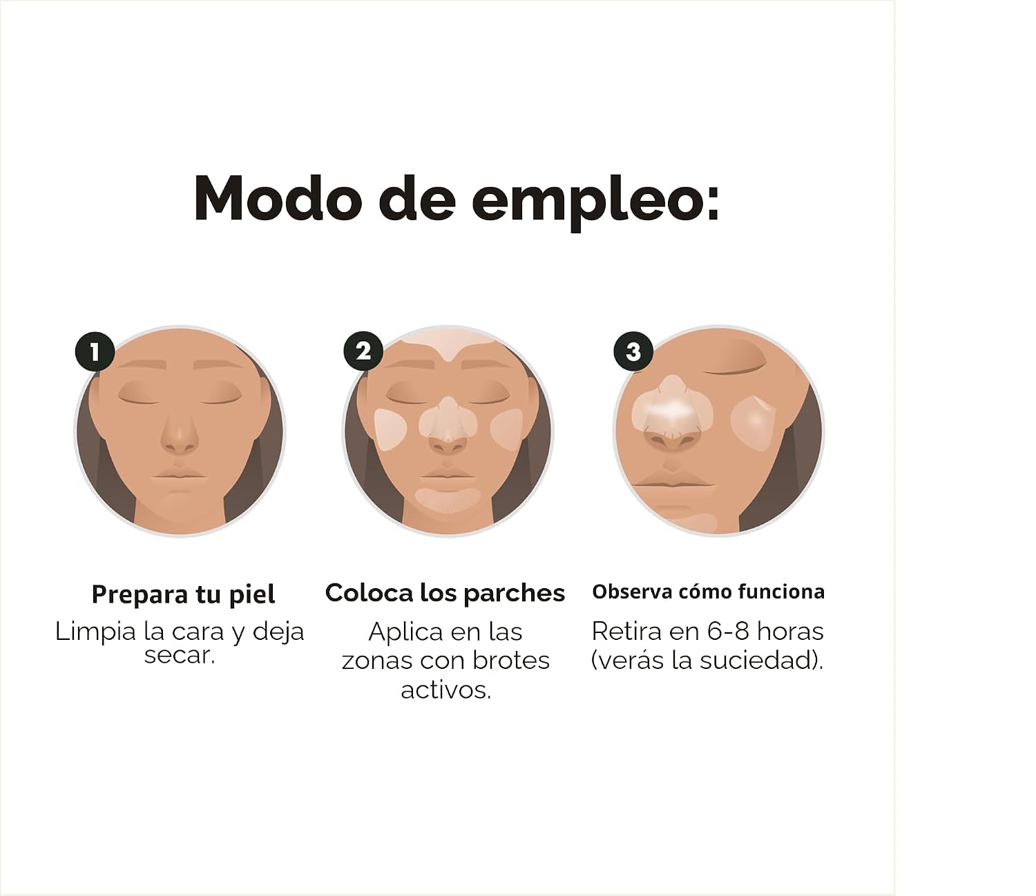 MASCARILLA FACIAL MIGHTY PATCH HERO COSMETICS XL HIDROCLOIDE PARA ACNÉ, 5 UNIDADES - 5