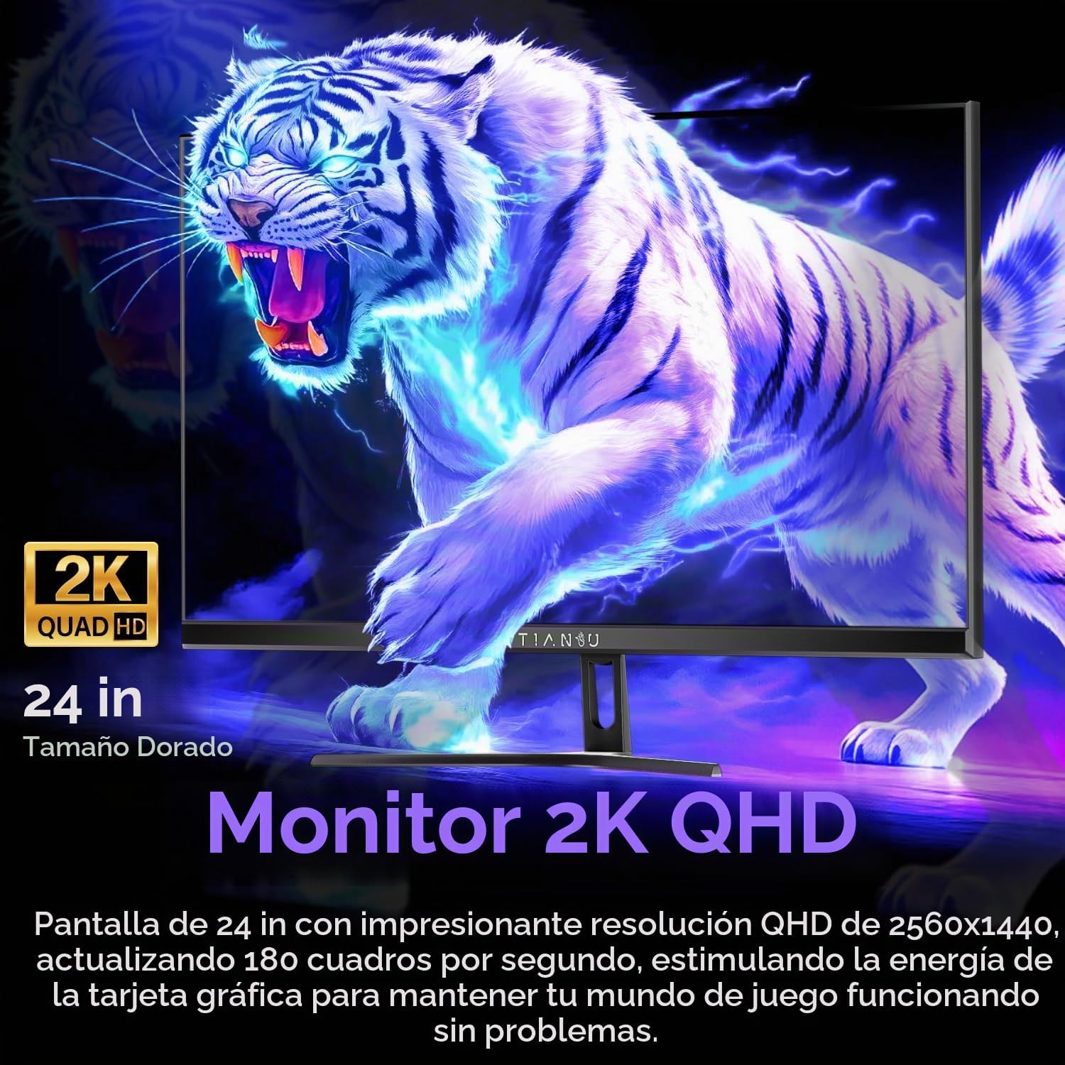 MONITOR GAMING ETIANSU 24 PULGADAS QHD 180HZ IPS 1MS FREESYNC - 4