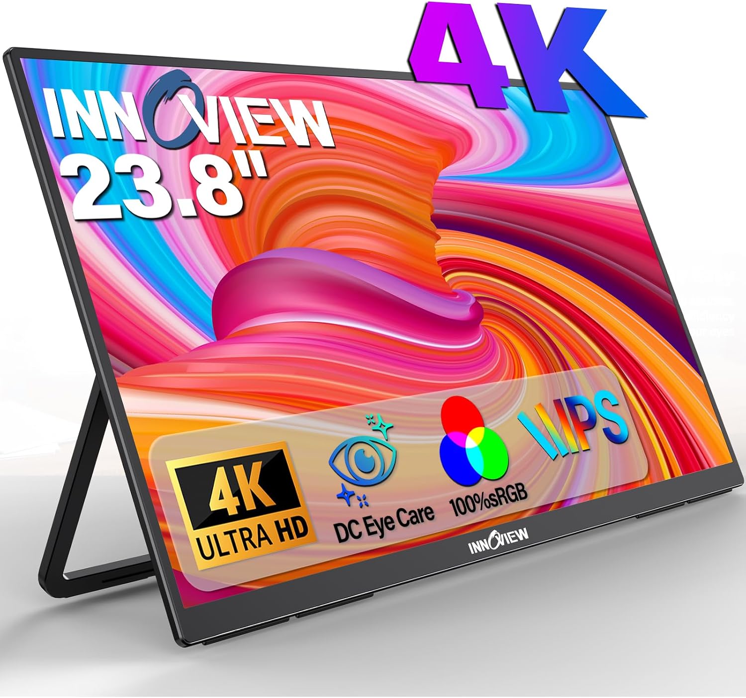 MONITOR PORTÁTIL INNOVIEW 23.8 PULGADAS 4K UHD 3840X2160 IPS - 1
