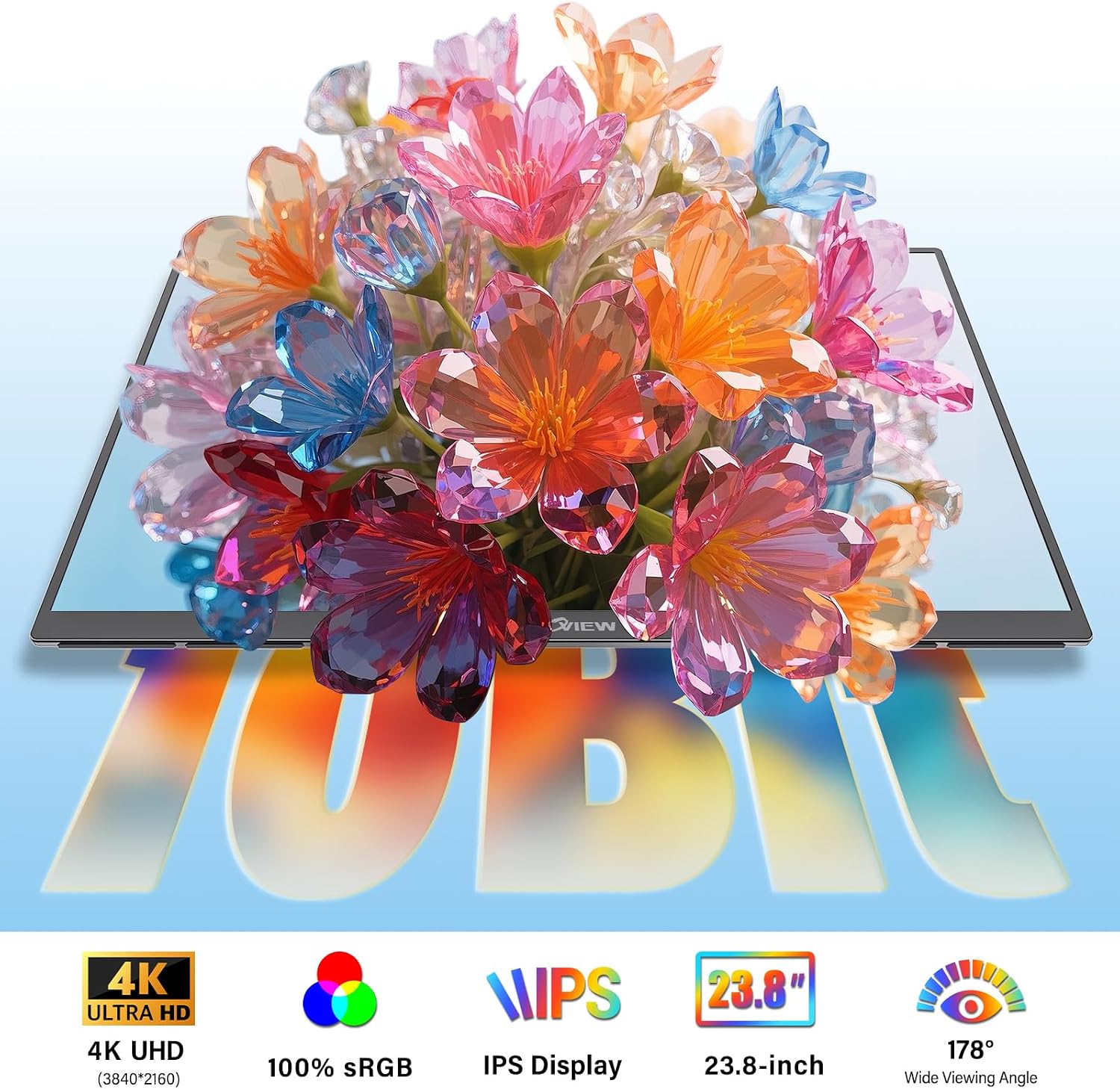 MONITOR PORTÁTIL INNOVIEW 23.8 PULGADAS 4K UHD 3840X2160 IPS - 4