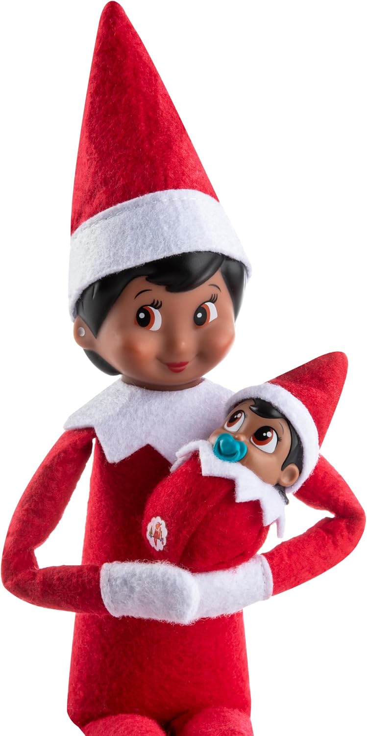 MUÑECA ELF ON THE SHELF FROST PIPS MINI BLOOMS BEBÉ NIÑA CON OJOS MARRONES - 4