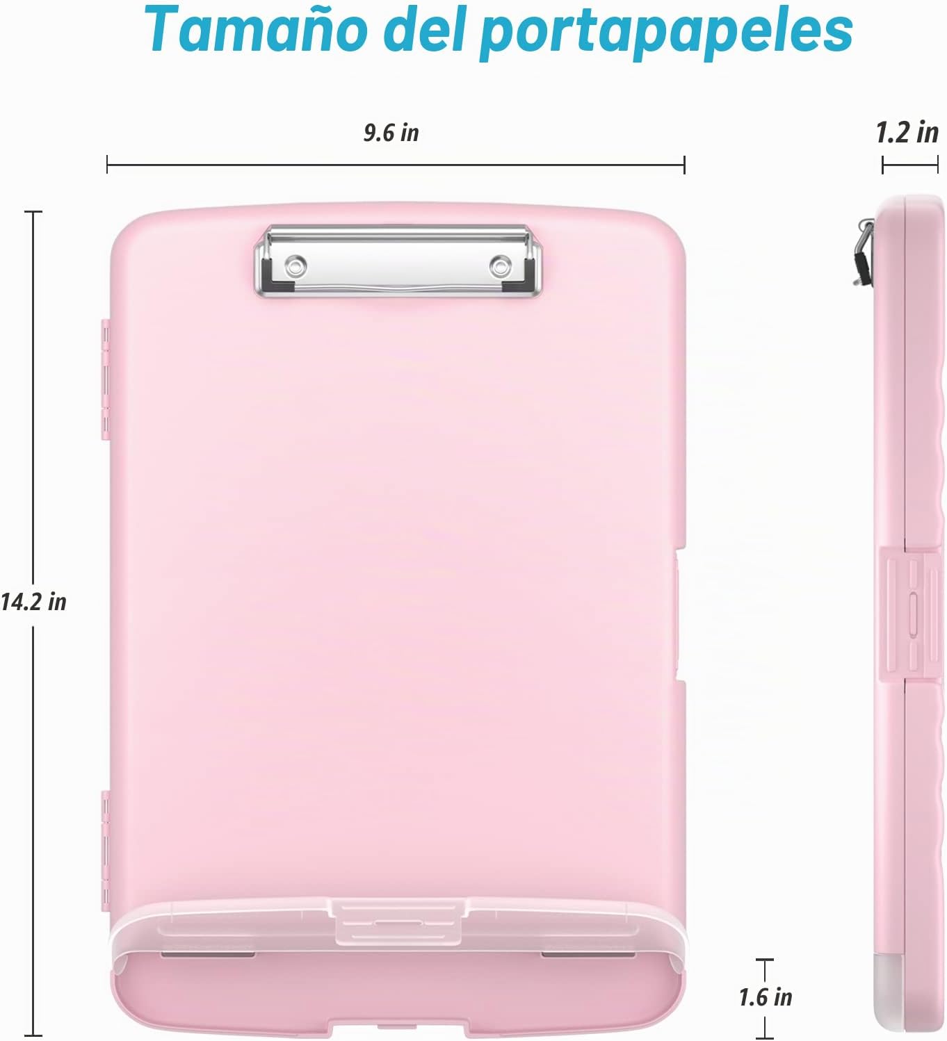 CARPETA PORTAFOLIO RIMILAK CON ALMACENAMIENTO 8.5 X 11 PULGADAS ROSA - 2