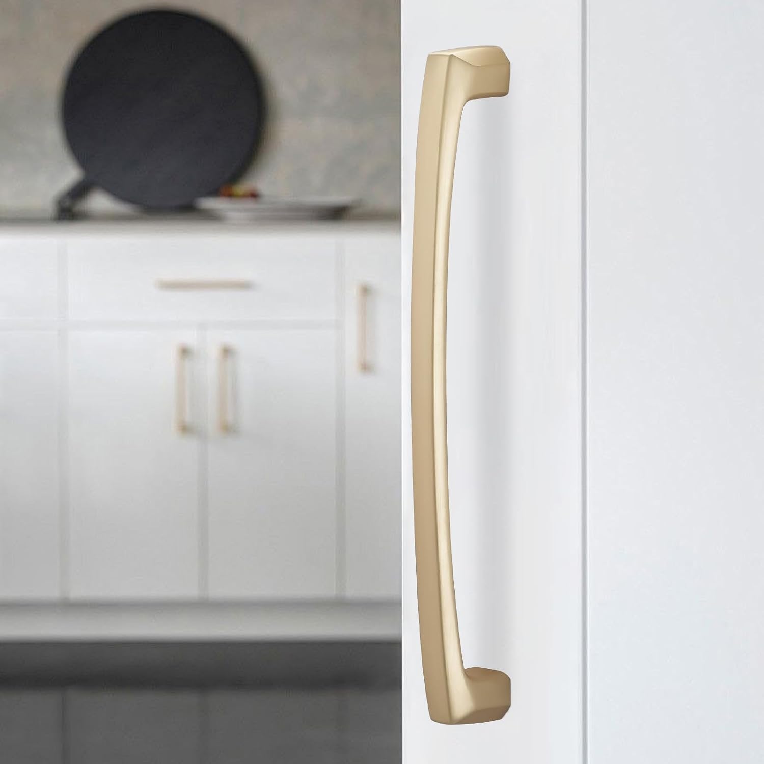 MANIJA PARA MUEBLE 7 PULGADAS BRONCE CHAMPAGNE ALEACIÓN DE ZINC JUEGO DE 6 - 3