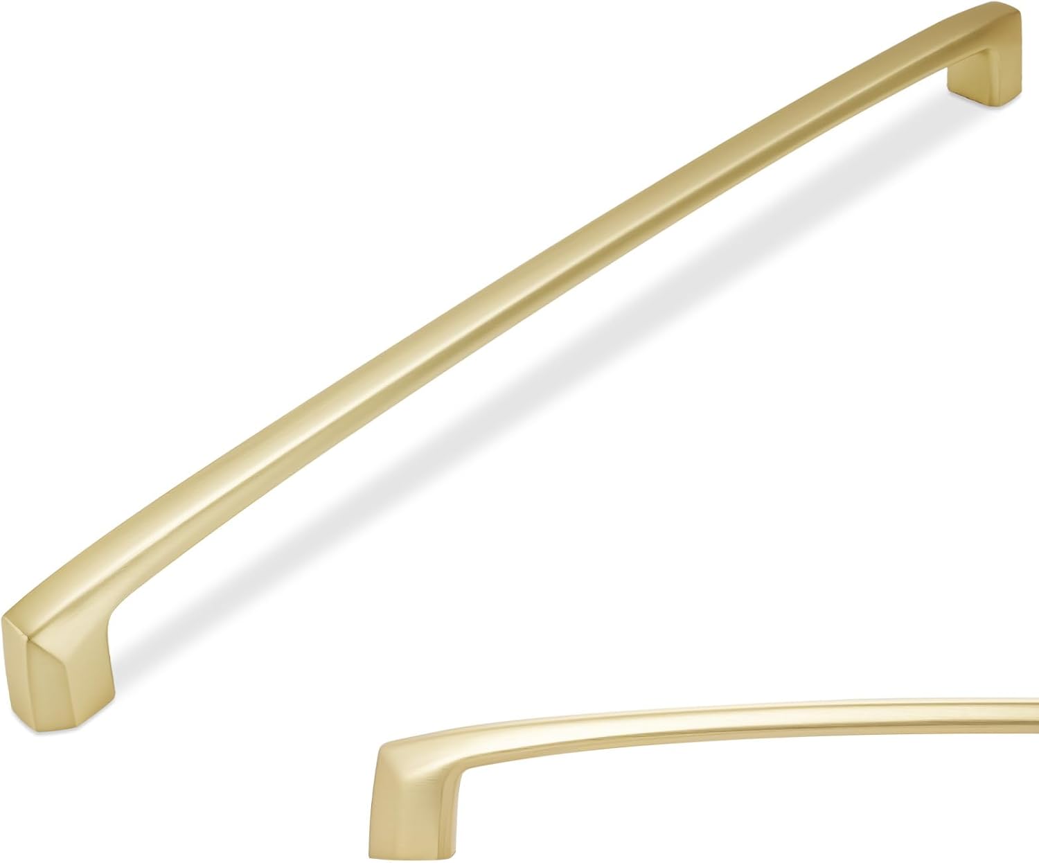 MANIJA PARA MUEBLE Y CLOSET BUKOBYHE 320MM LATÓN CEPILLADO PACK 10 UNIDADES - 1