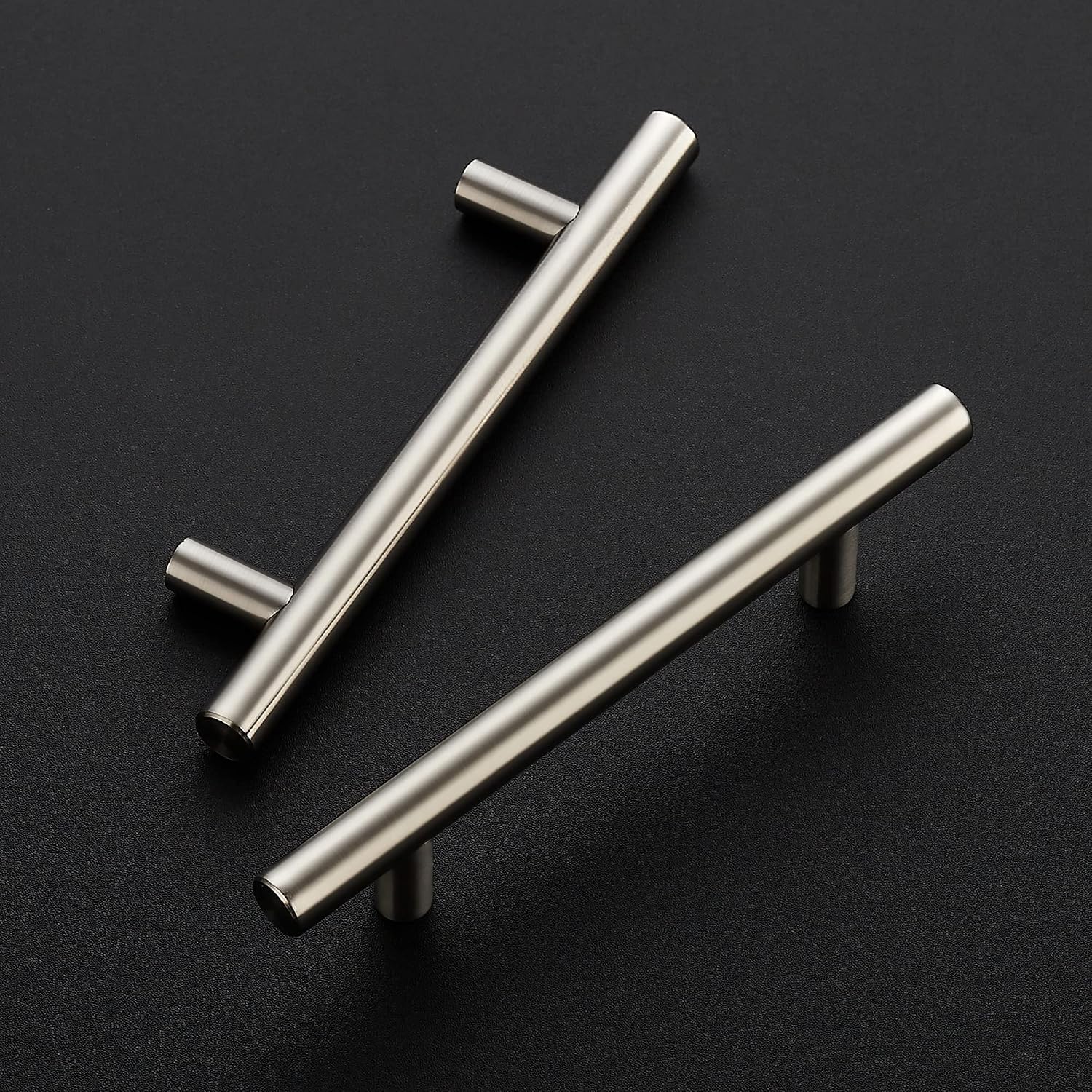 MANIJA PARA MUEBLE RAVINTE NÍQUEL CEPILLADO 3-3/4 PULGADAS CC, PAQUETE DE 20 - 2