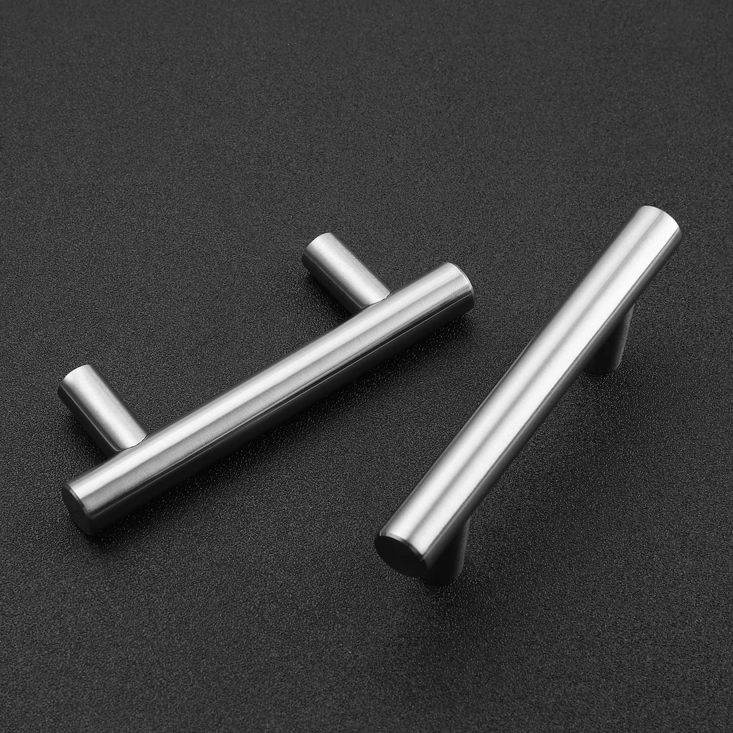 MANIJA PARA MUEBLE RAVINTE NÍQUEL CEPILLADO 2-1/2 PULGADAS, PAQUETE DE 10 - 2
