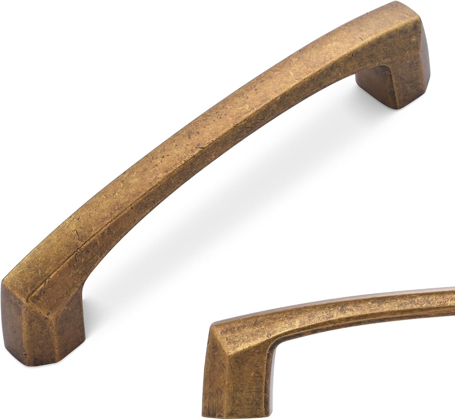 MANIJA PARA MUEBLE 10 PIEZAS 3-3/4 PULGADAS LATÓN ANTIGUO - 1