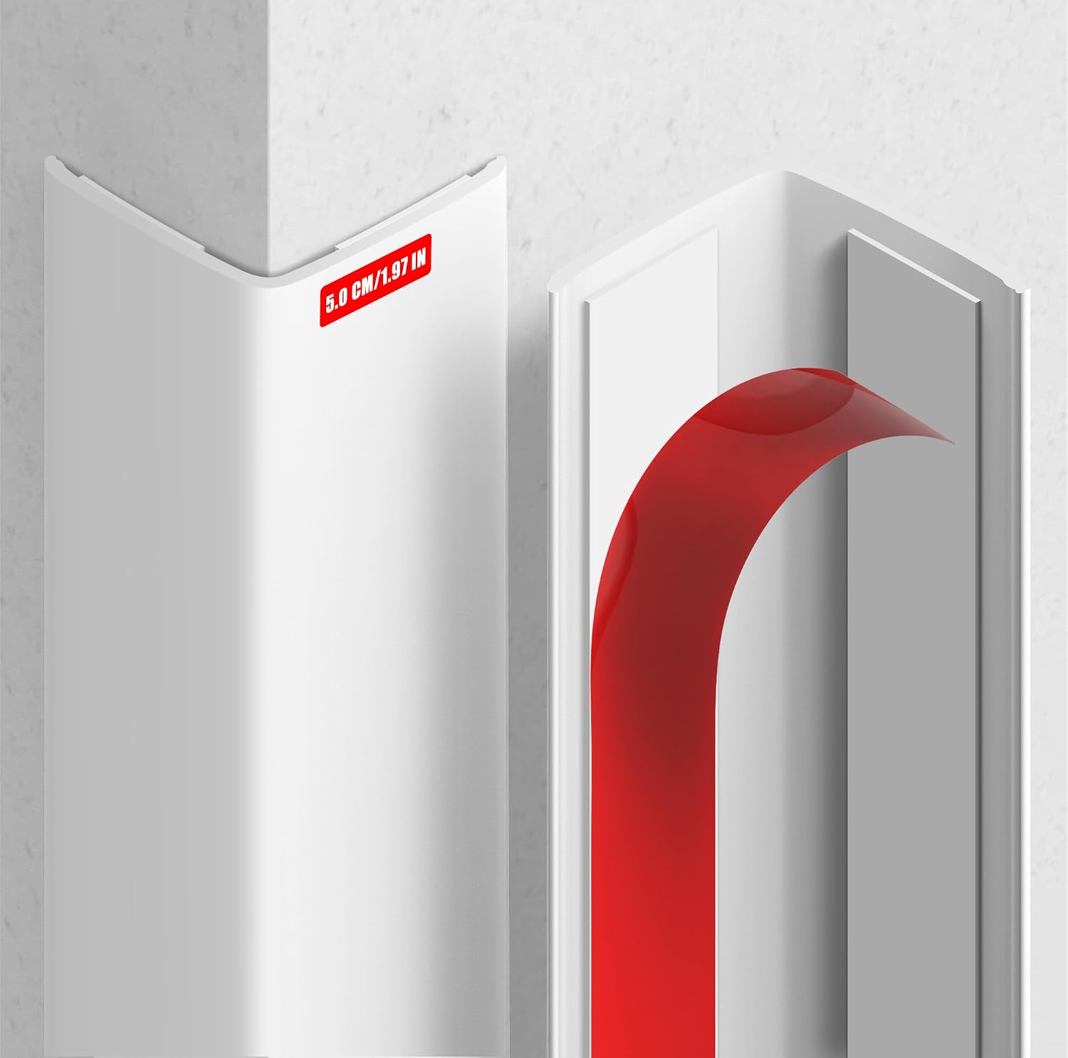 PROTECTOR DE ESQUINAS MONOID BLANCO AUTOADHESIVO 120 CM - 1