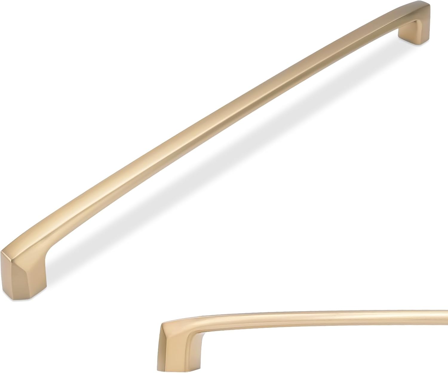 MANIJA PARA MUEBLE Y CLOSET BUKOBYHE 10 PULGADAS BRONCE CHAMPAGNE PAQUETE DE 10 - 1
