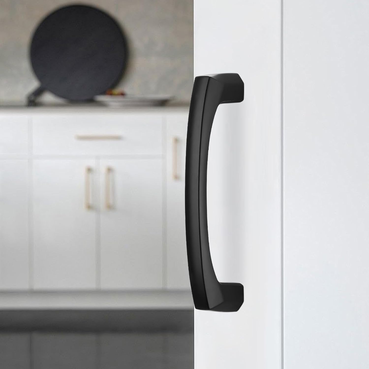 MANIJA PARA MUEBLE Y CLOSET BUKOBYHE 96MM NEGRO MATE JUEGO 30 PIEZAS - 3