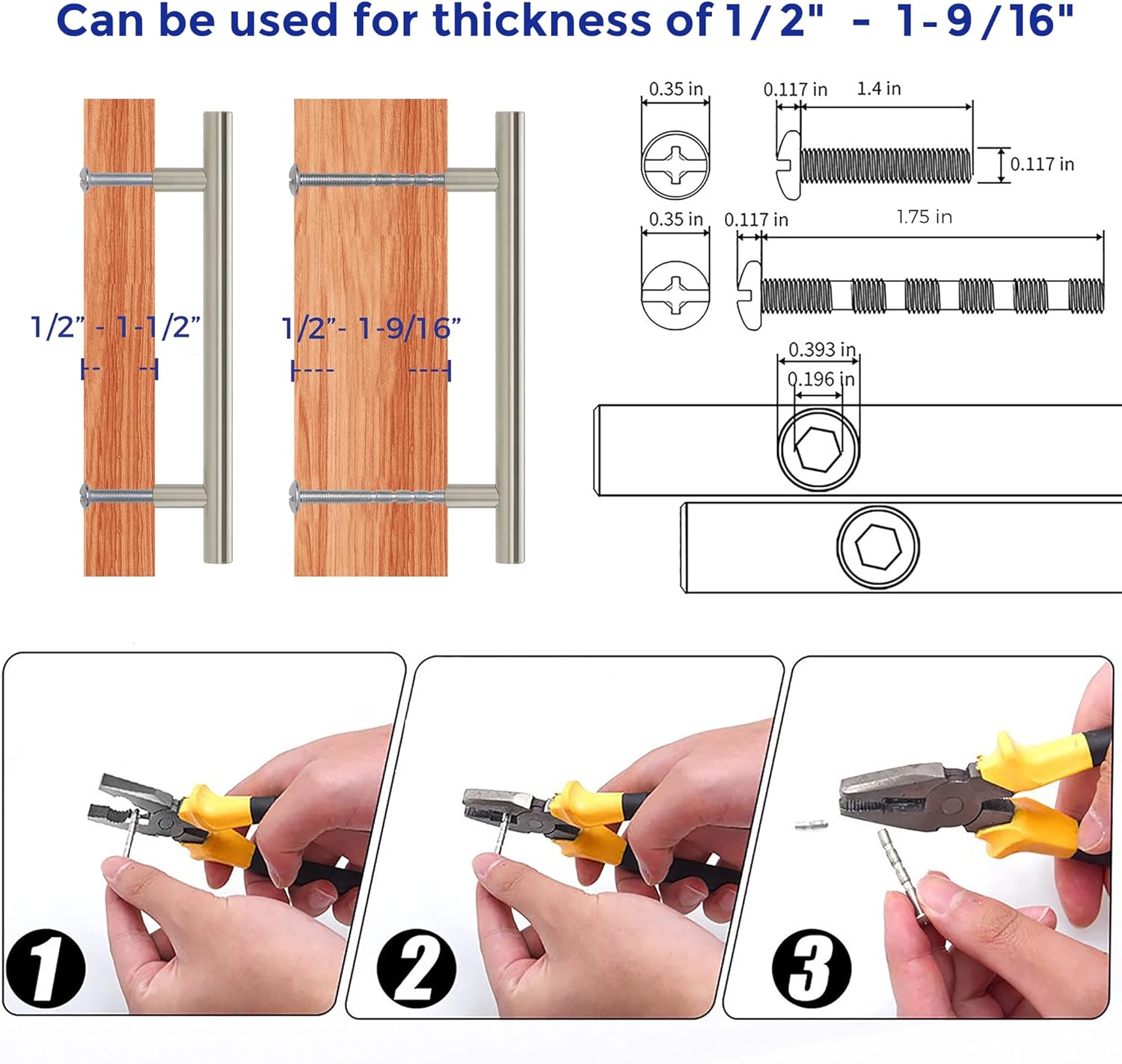 MANIJA PARA MUEBLE RAVINTE NÍQUEL CEPILLADO 5 PULGADAS, PAQUETE DE 40 PIEZAS - 4