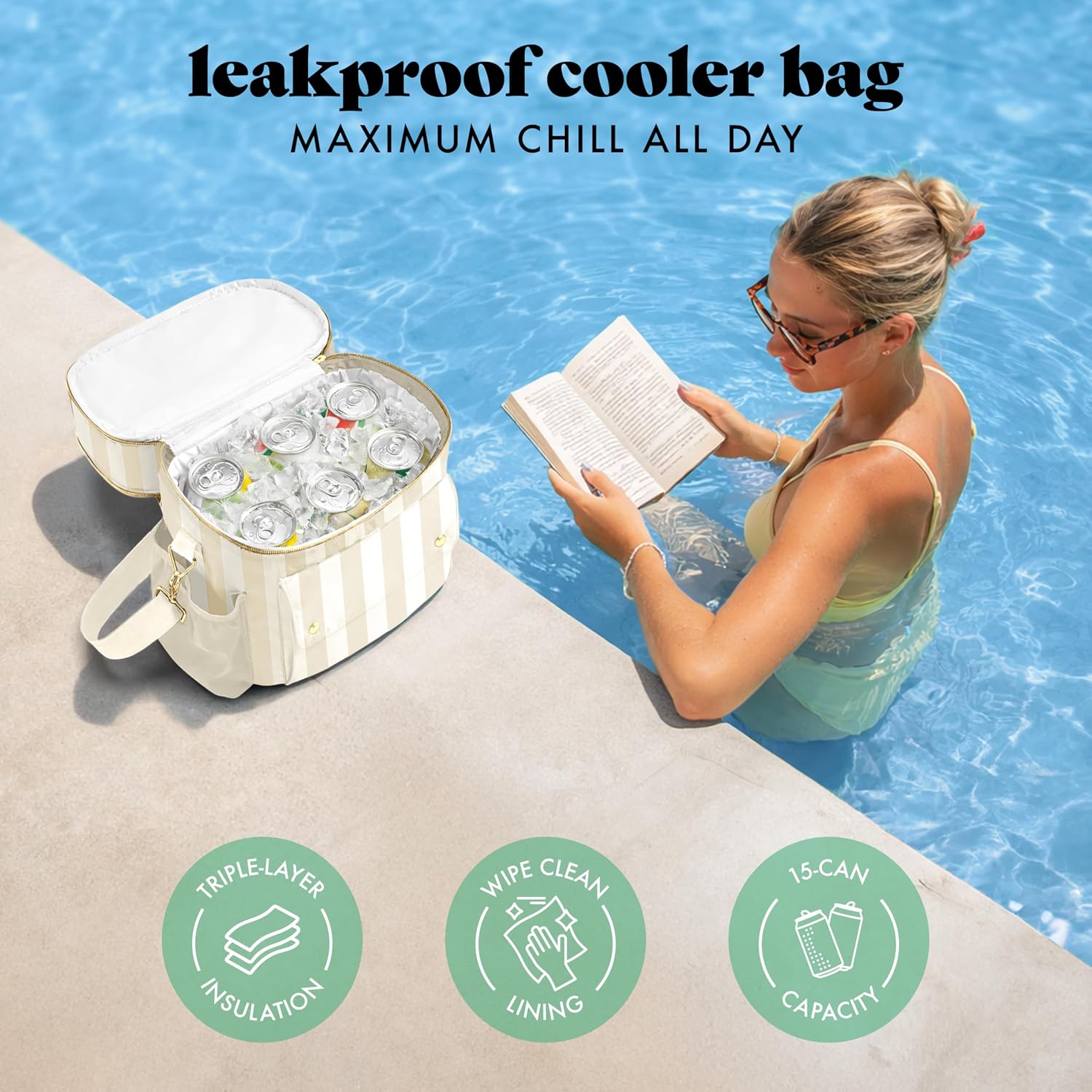 COOLER FIT Y FRESH SIDEKICK DUAL COMPARTMENT INSULATED SOFT BAG - 3