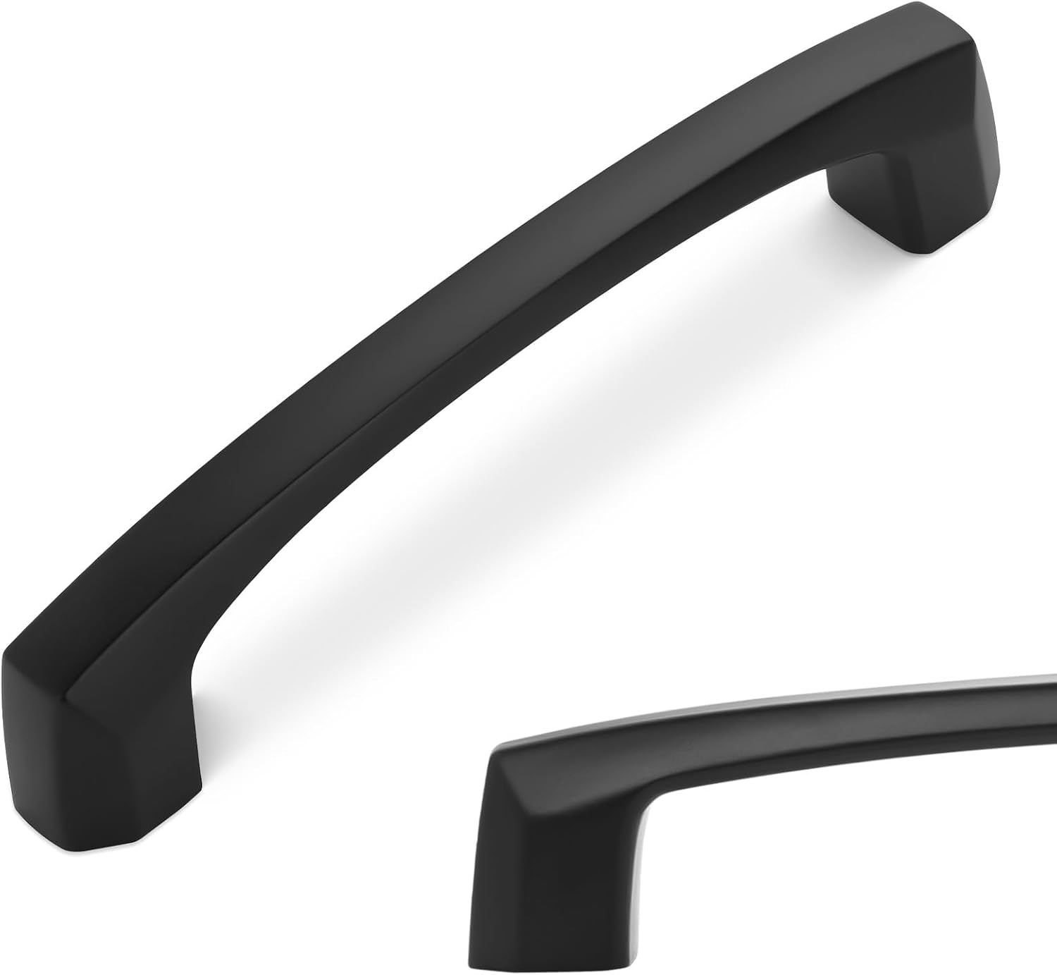 MANIJA PARA MUEBLE 3 PULGADAS ACERO ZINC NEGRO MATE JUEGO 20 PIEZAS - 1